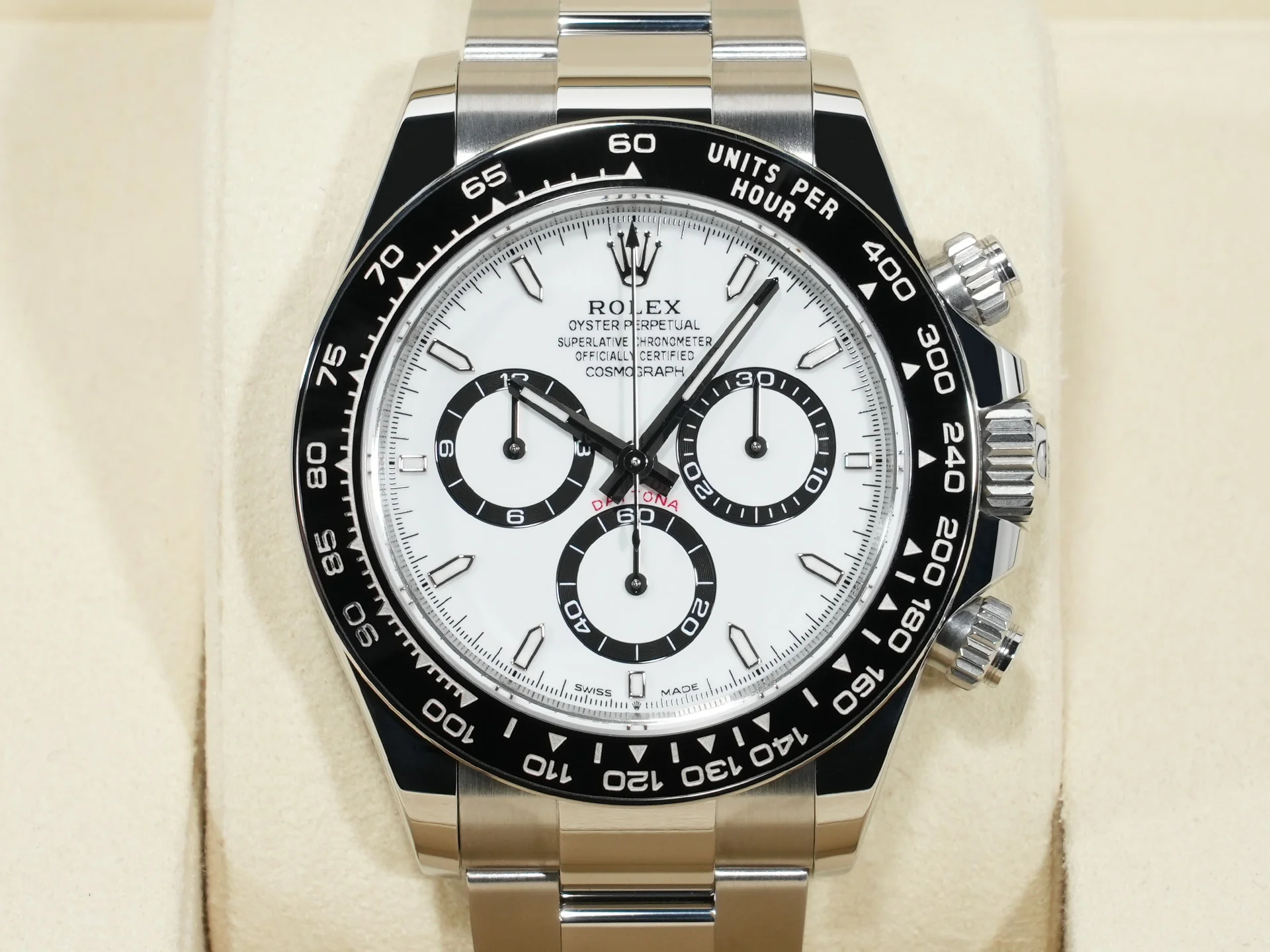 ロレックス デイトナ Ref.126500LN ステンレススチール ホワイト文字盤 美品 7pqqoogc - Image 2
