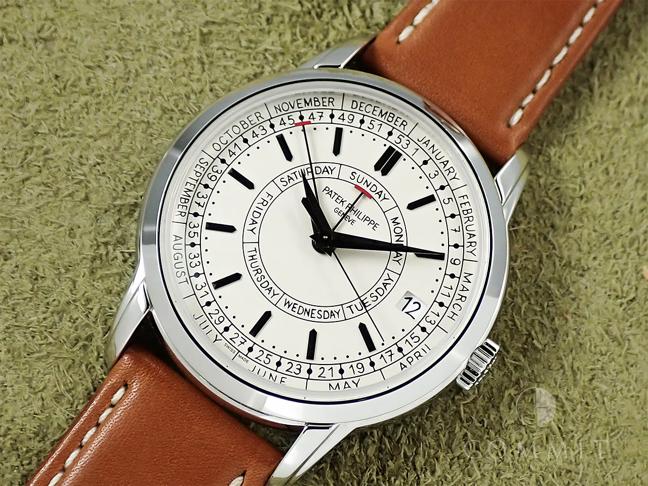 パテックフィリップ カラトラバ ウィークリーカレンダー Ref.5212A-001 ステンレススチール シルバー文字盤 - Image 14