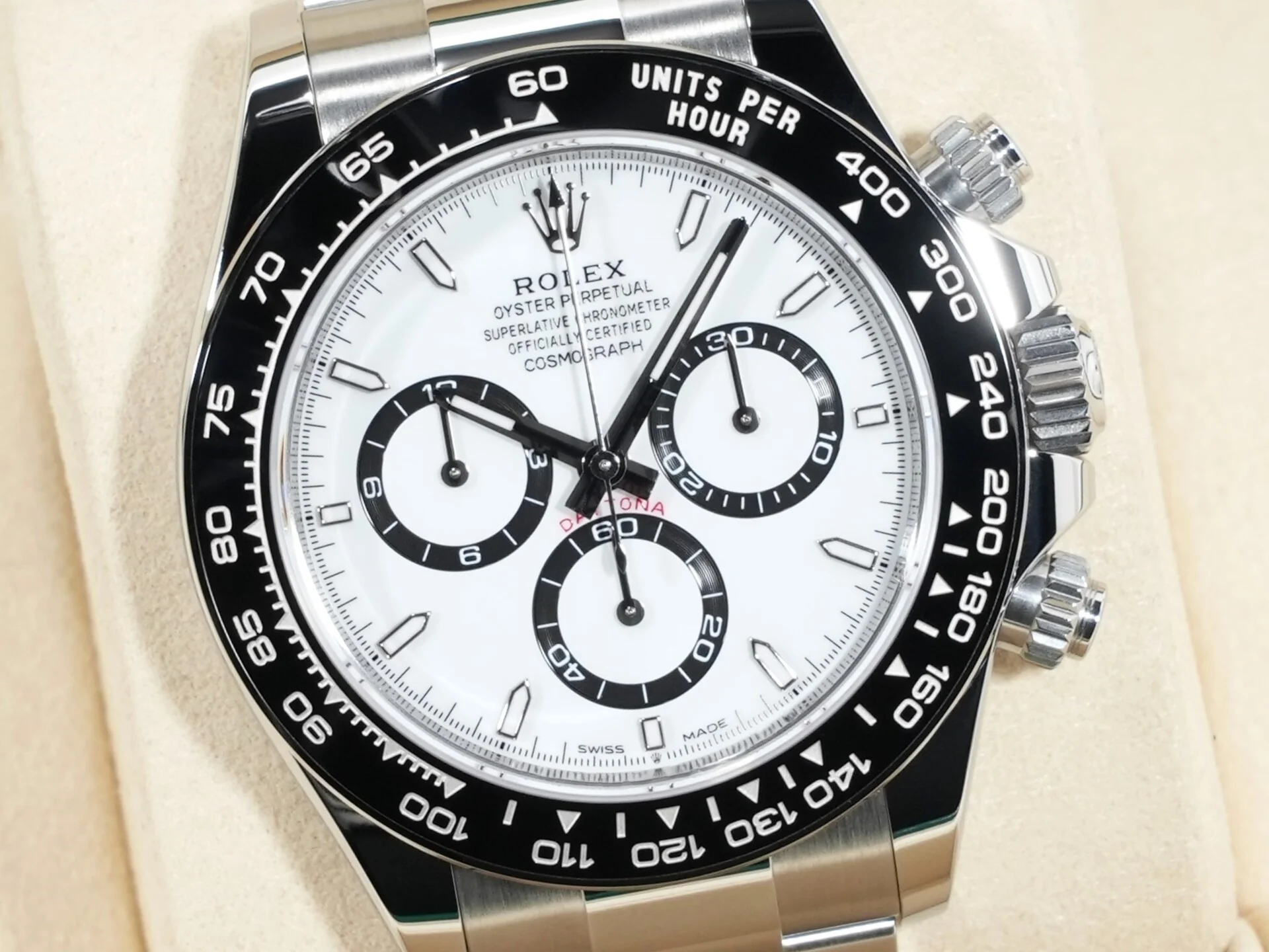 ロレックス デイトナ Ref.126500LN ステンレススチール ホワイト文字盤 - Image 3