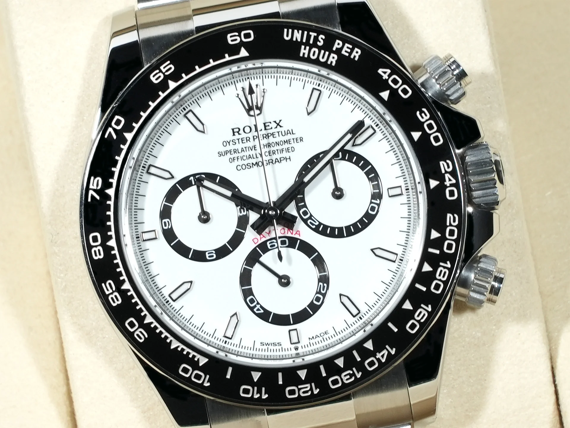 ロレックス デイトナ Ref.126500LN ステンレススチール ホワイト文字盤 未使用 7qx7f48z - Image 3