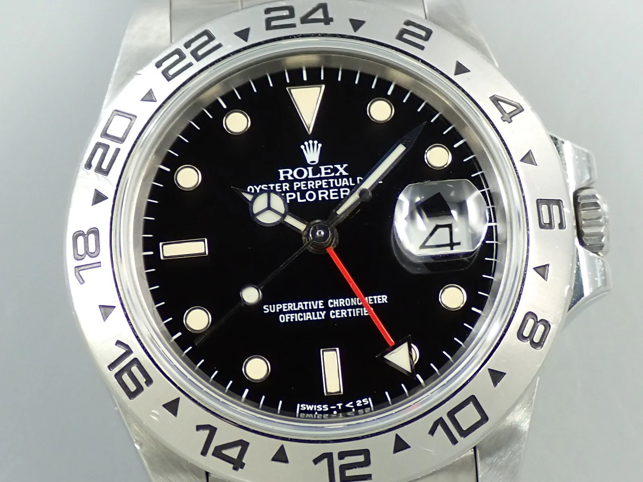 ロレックス エクスプローラーII Ref.16550 ステンレススチール ブラック文字盤 - Image 3