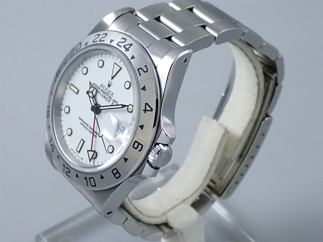 ロレックス エクスプローラーII Ref.16570 ステンレススチール ホワイト文字盤 - Image 4