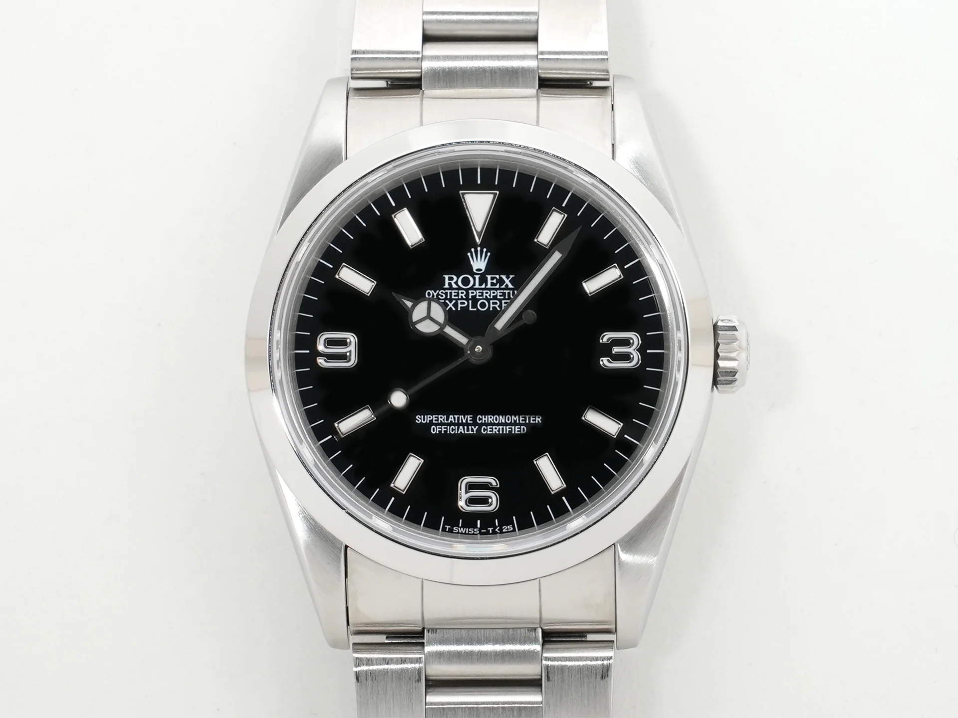 ロレックス エクスプローラーI Ref.14270 ステンレススチール ブラック文字盤 オイスターブレスレット 中古 7txdihcm - Image 2
