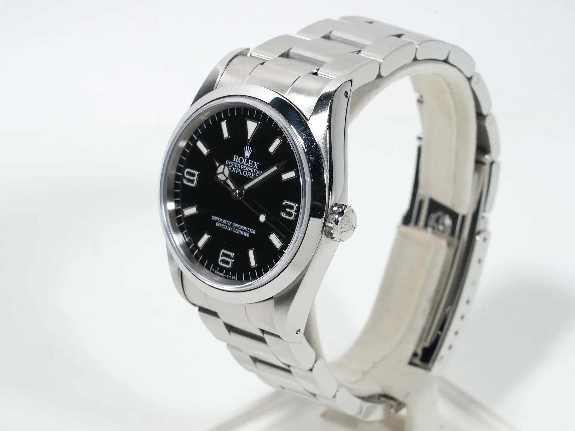 ロレックス エクスプローラーI Ref.14270 ステンレススチール ブラック文字盤 オイスターブレスレット 中古 7txdihcm - Image 4