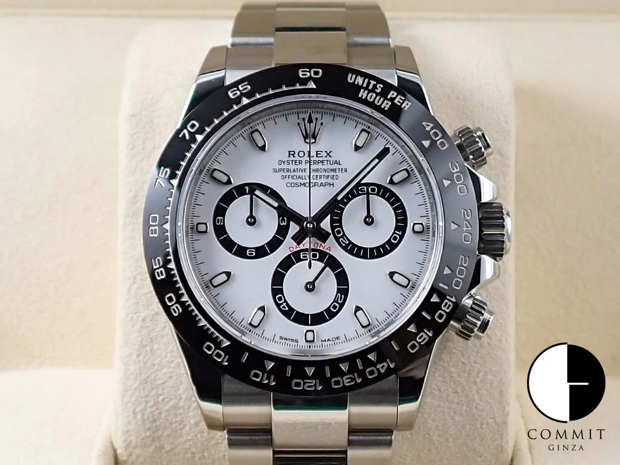 ロレックス デイトナ Ref.116500LN ステンレススチール ホワイト文字盤