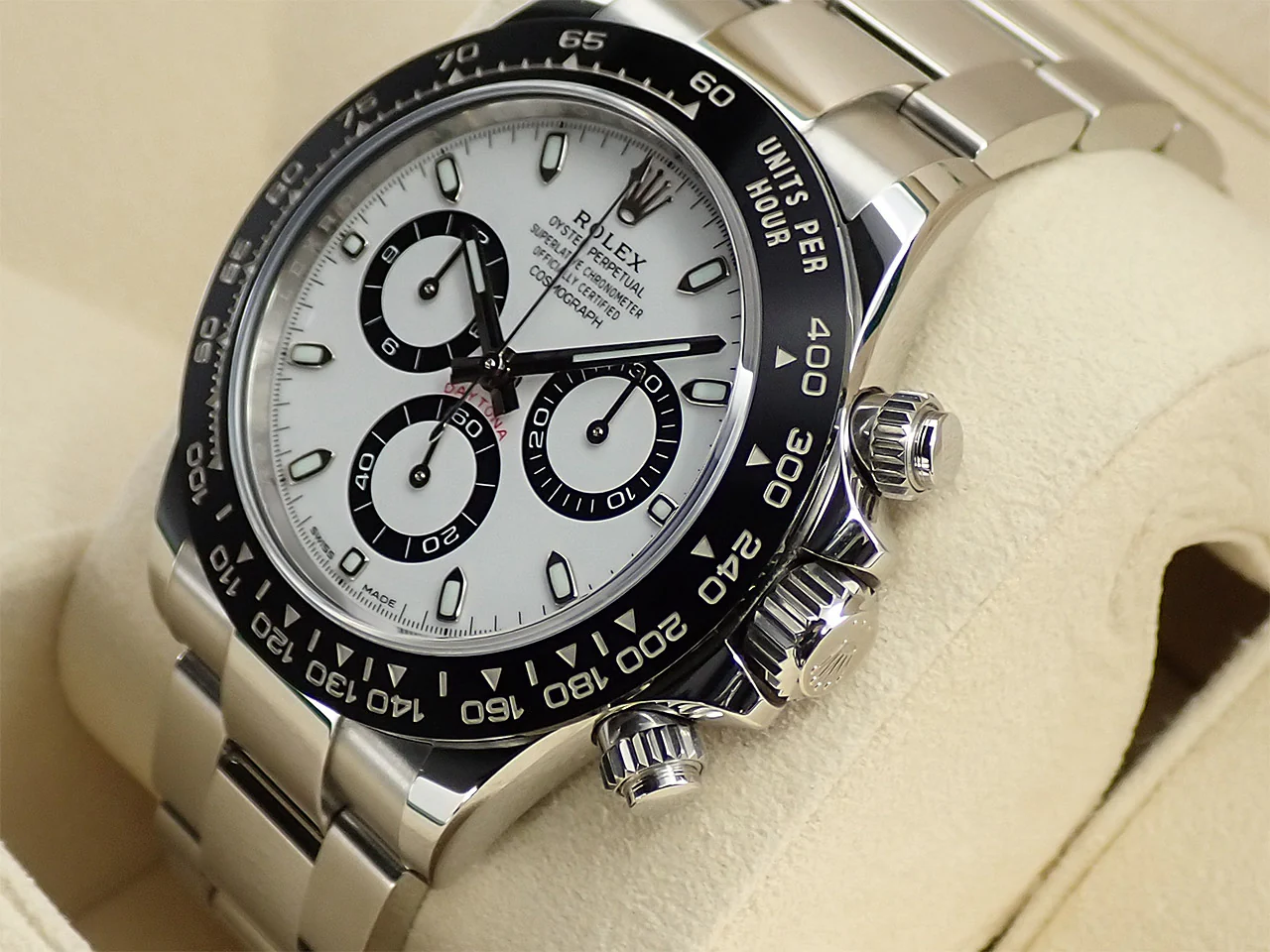 ロレックス デイトナ Ref.116500LN ステンレススチール ホワイト文字盤 - Image 4