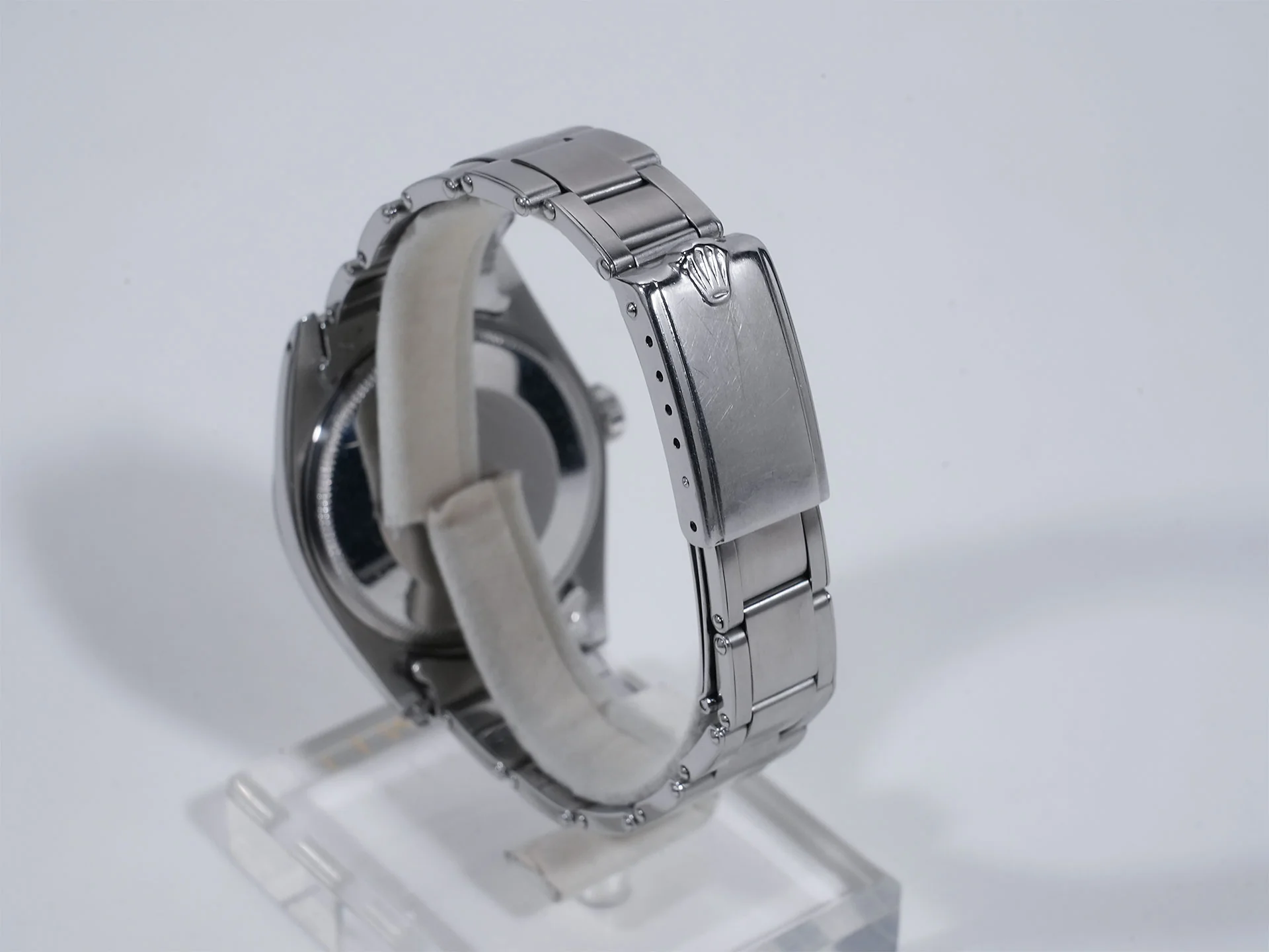 ロレックス オイスターパーペチュアル デイト Ref.1500 ステンレススチール ブラック文字盤 - Image 7