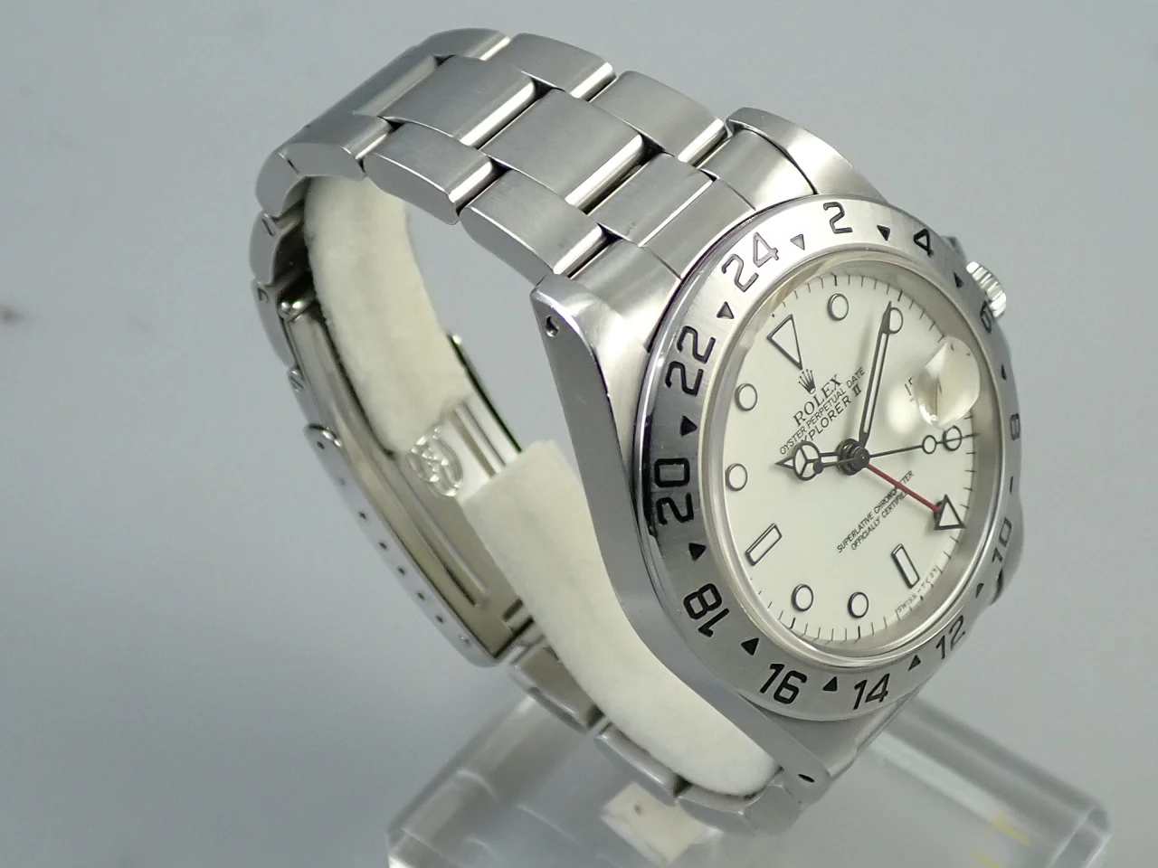 ロレックス エクスプローラーII Ref.16570 ステンレススチール ホワイト文字盤 - Image 5