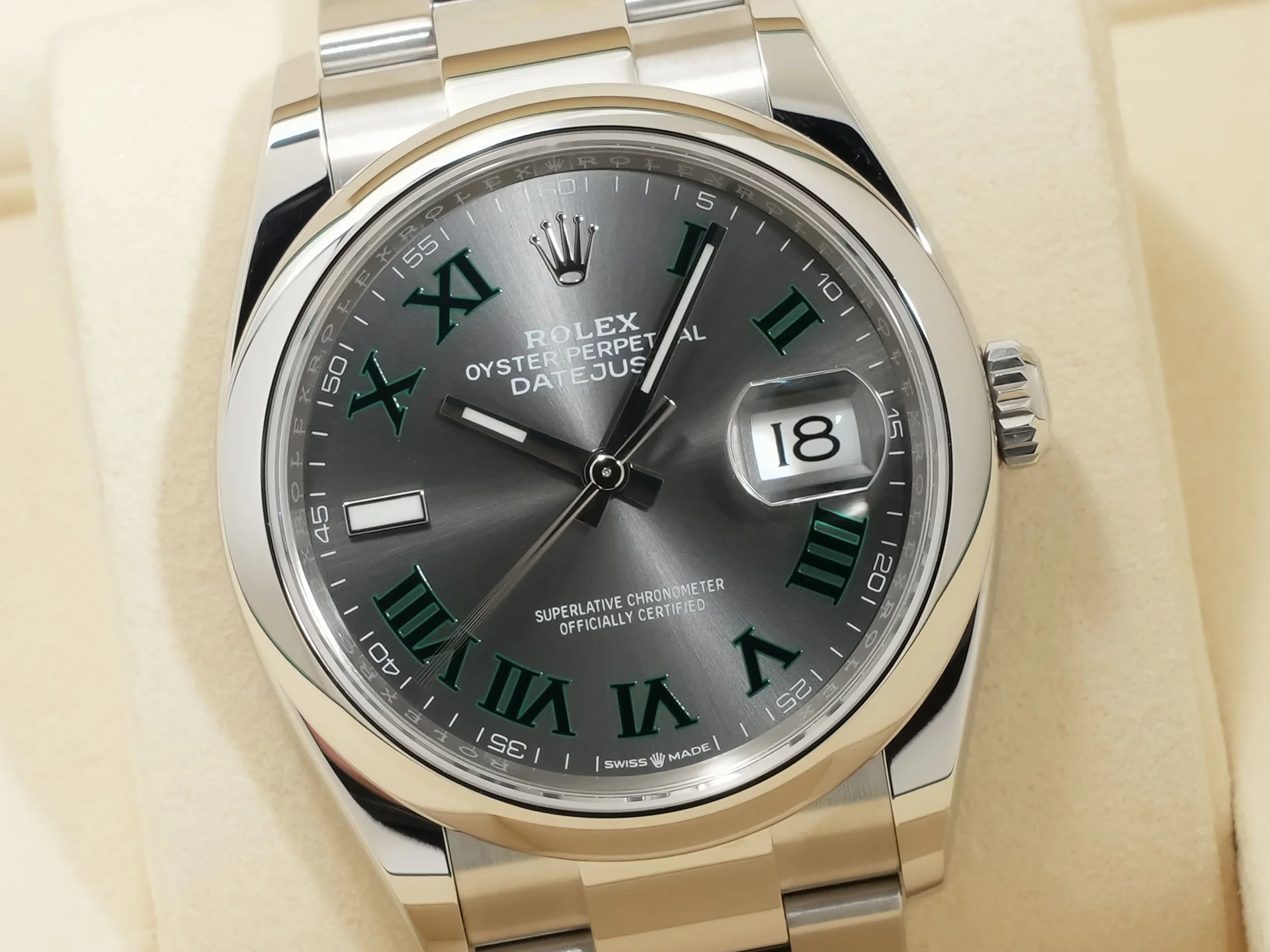 ロレックス デイトジャスト36 Ref.126200 ステンレススチール スレートローマン文字盤 オイスターブレスレット 未使用 8as84us4 - Image 3