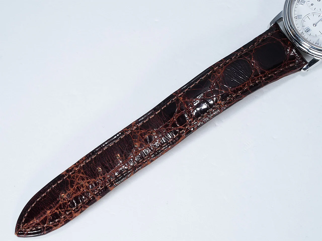 ブランパン ヴィルレ スプリットセコンド クロノグラフ Ref.1186-3427-55 PT ホワイト文字盤 中古 8AZ2066Z - Image 11