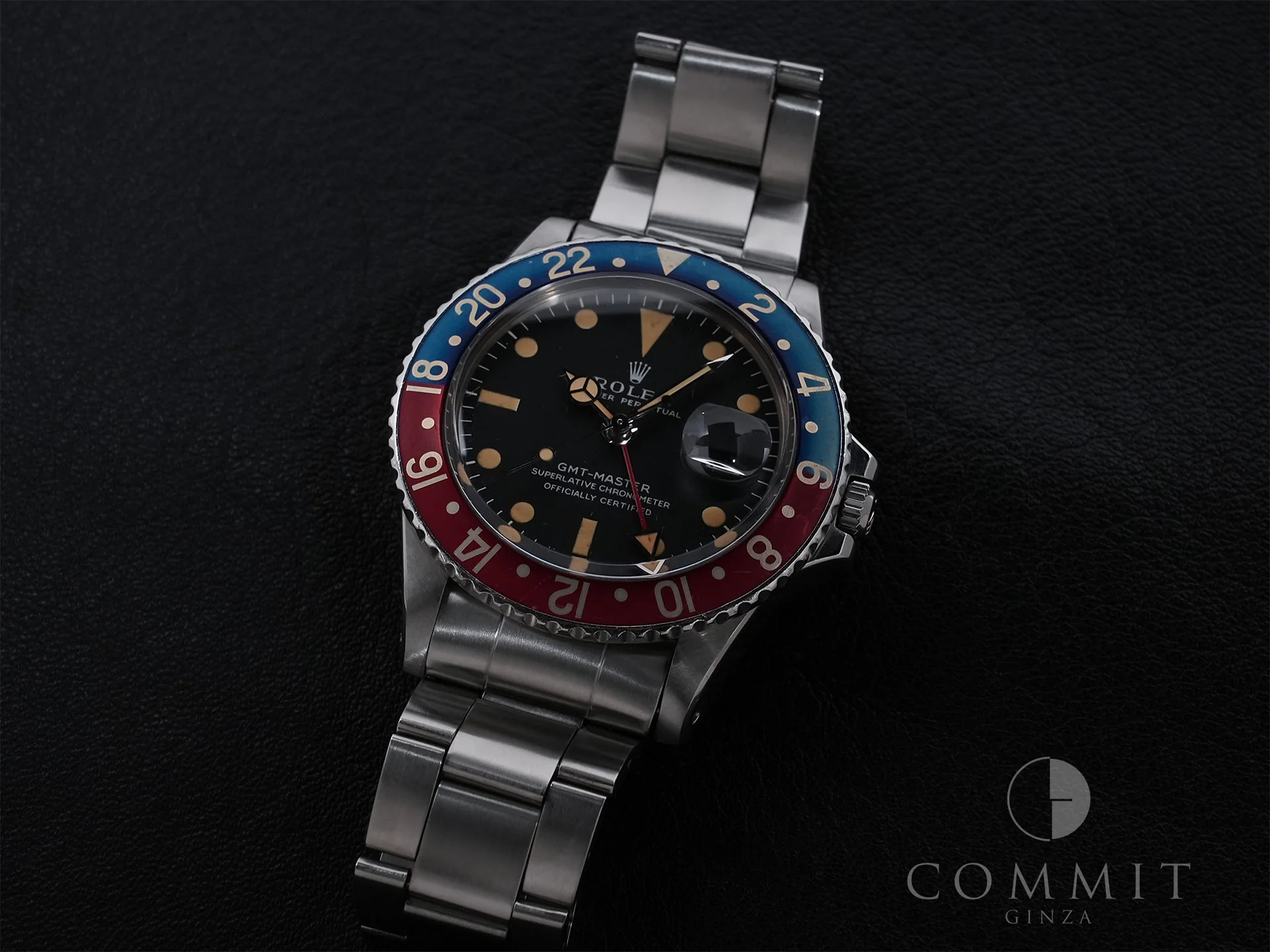 ロレックス GMTマスター Ref.1675 ステンレススチール ブラック文字盤 オイスターブレスレット - Image 15