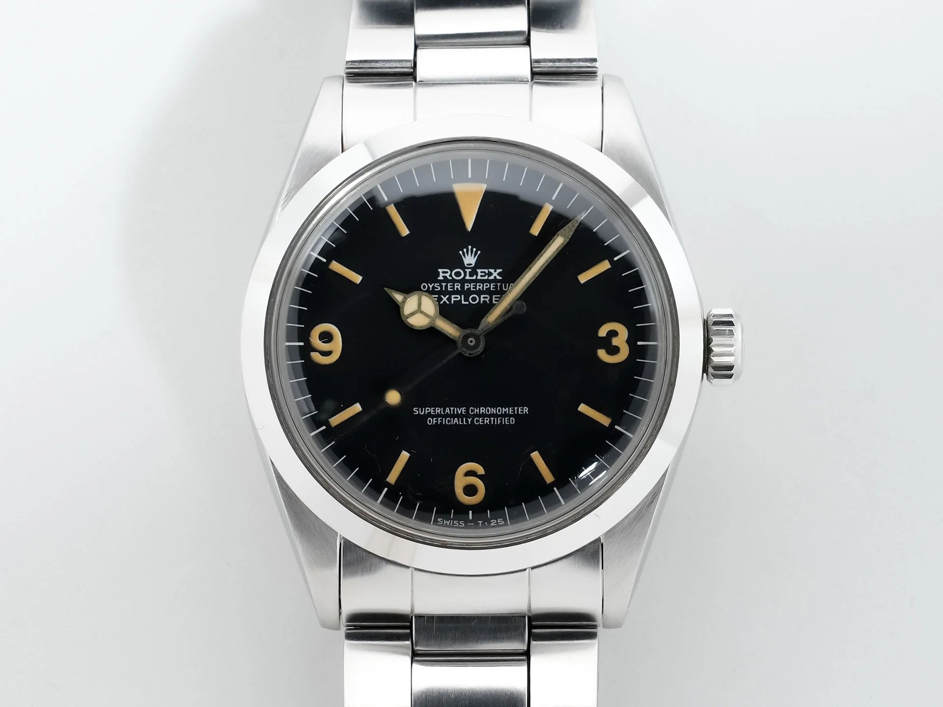 ロレックス エクスプローラーI Ref.1016 ステンレススチール ブラック文字盤 中古 8h4merhz - Image 2