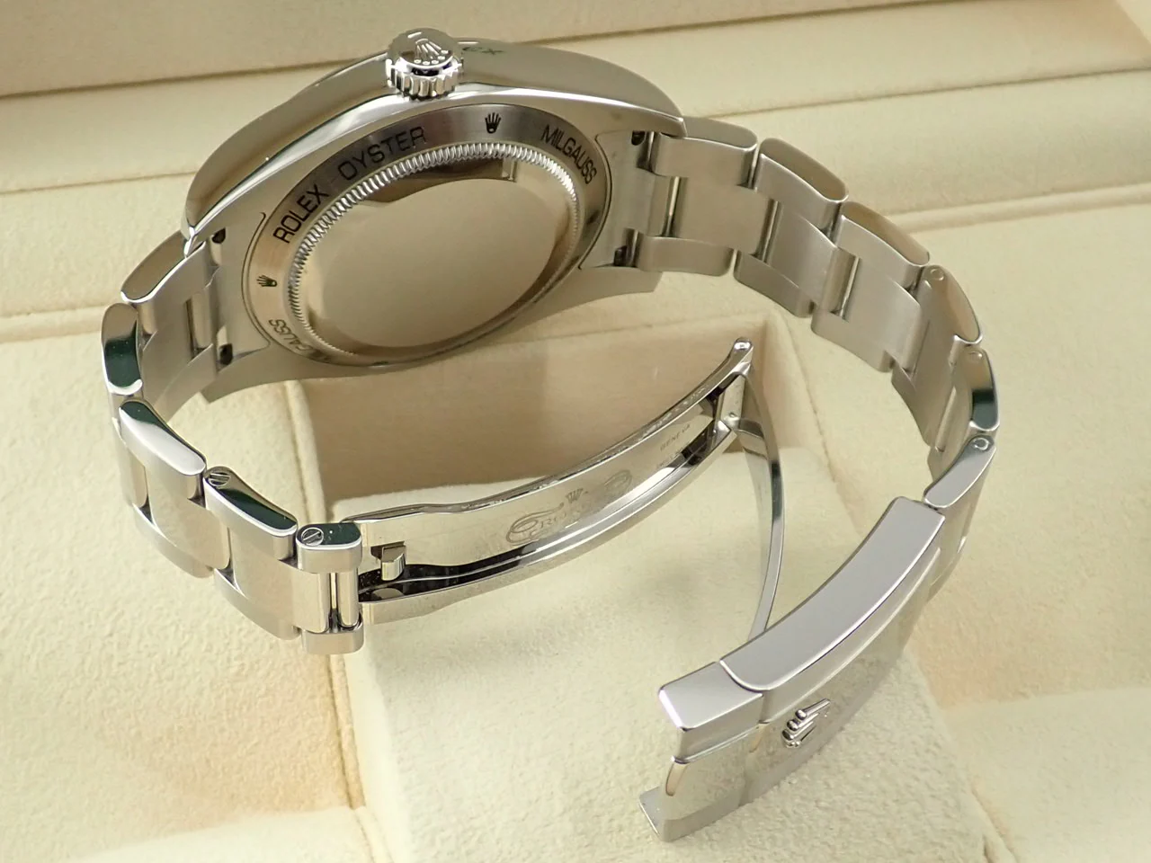 ロレックス ミルガウス Ref.116400GV ステンレススチール Zブルー文字盤 - Image 7