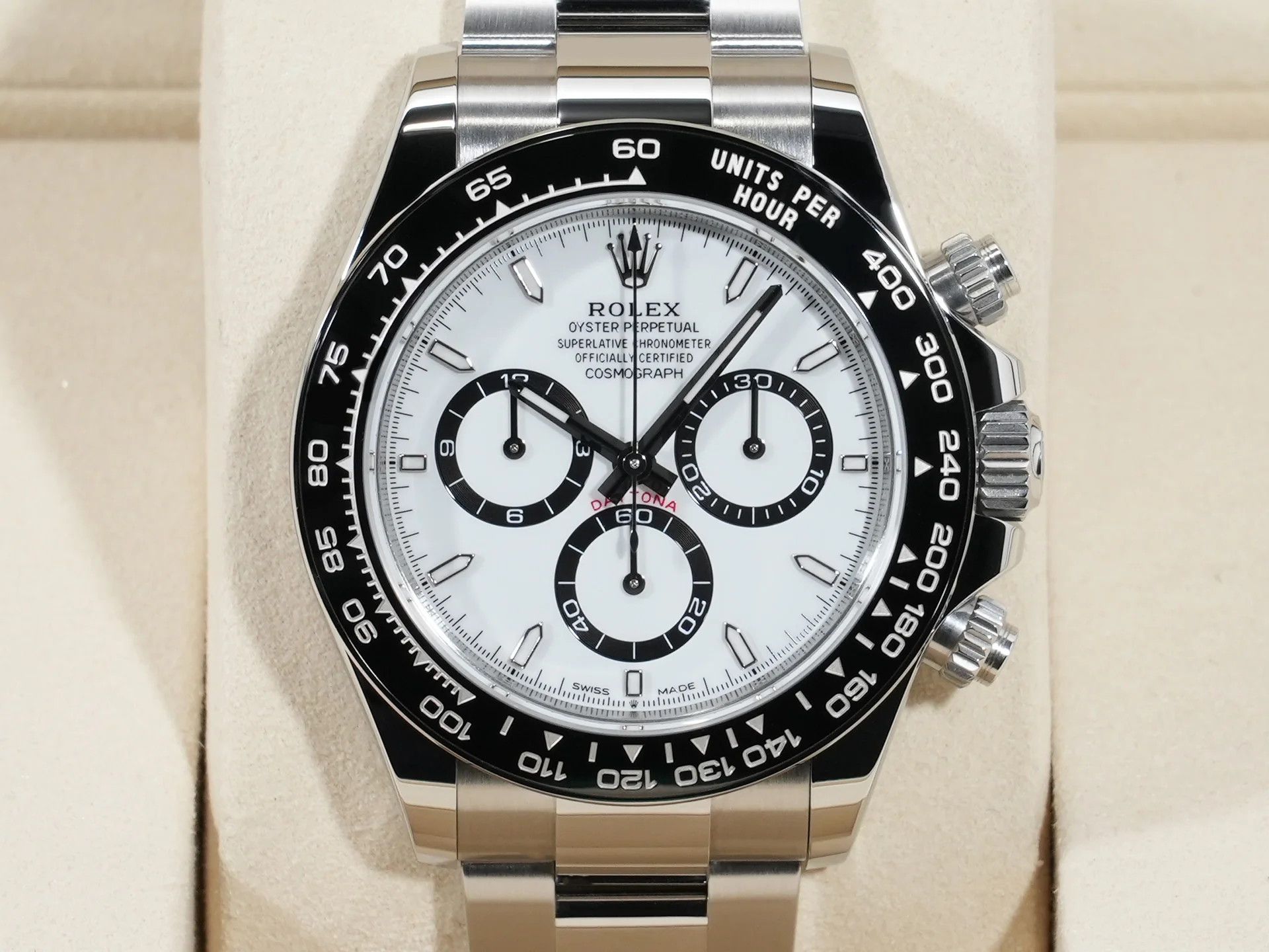 ロレックス デイトナ Ref.126500LN ステンレススチール ホワイト文字盤 - Image 2