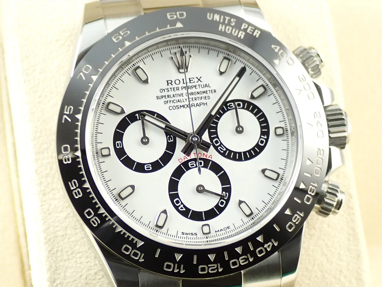 ロレックス デイトナ Ref.116500LN ステンレススチール ホワイト文字盤 - Image 3