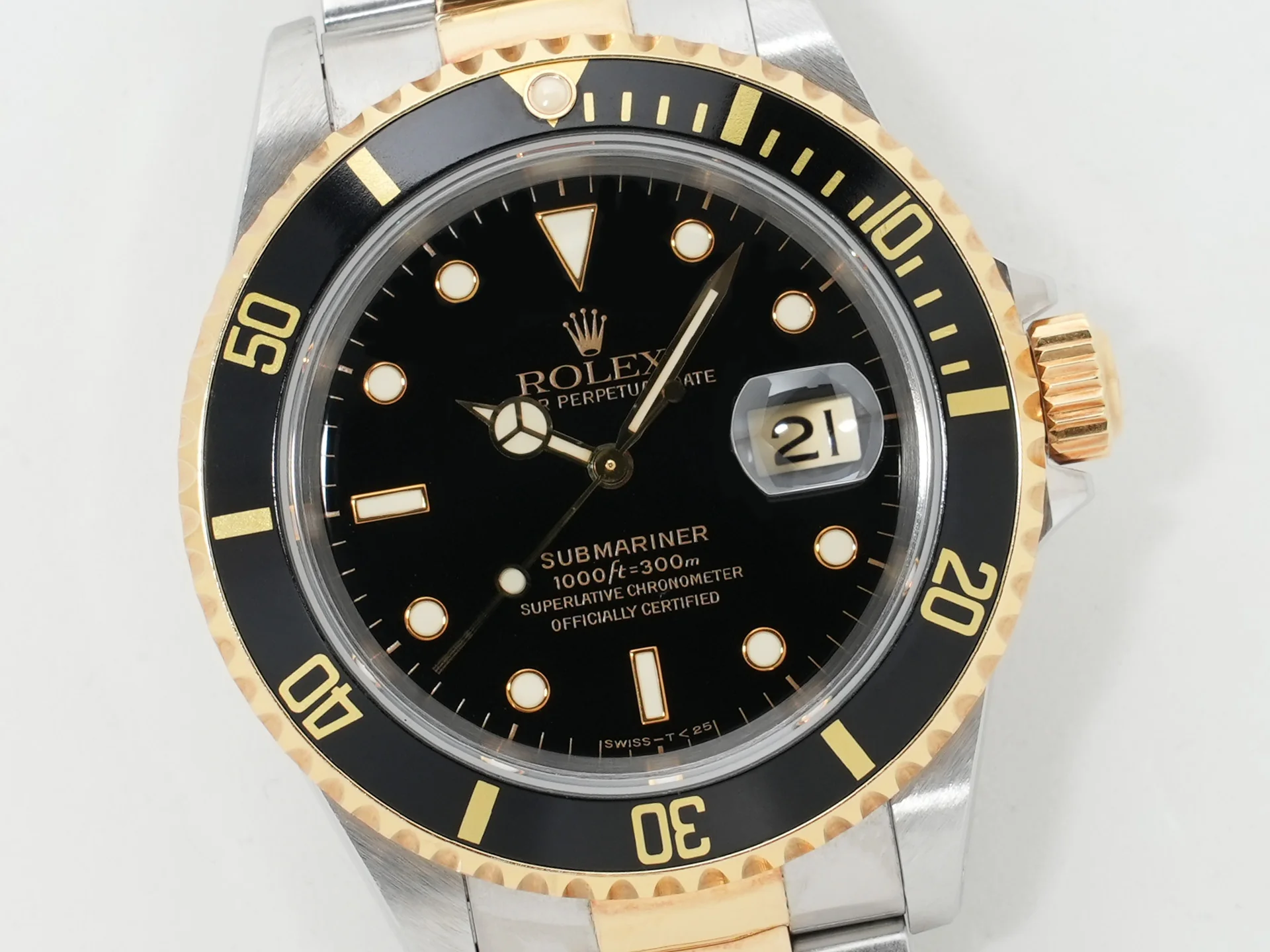 ロレックス サブマリーナー デイト Ref.16613LN ステンレススチール/イエローゴールド ブラック文字盤 中古 8jw9gofw - Image 3