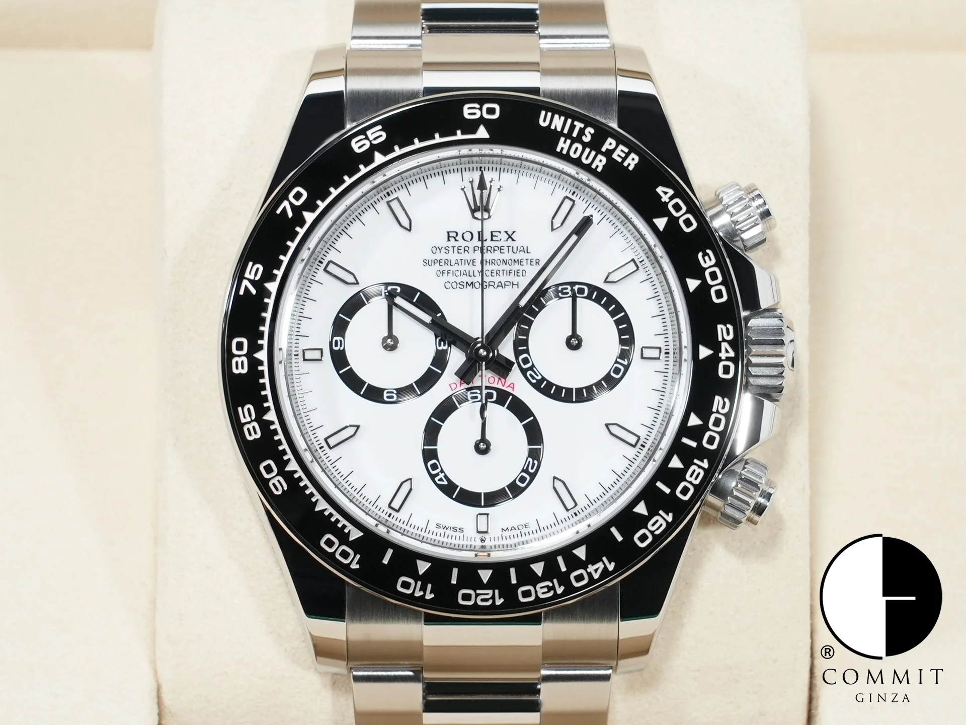 ロレックス デイトナ Ref.126500LN ステンレススチール ホワイト文字盤