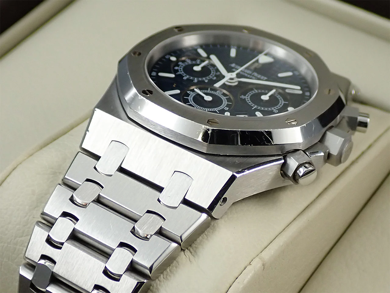 オーデマピゲ ロイヤルオーク クロノグラフ Ref.25860ST.OO.1110ST.04 ステンレススチール ブルー文字盤 - Image 6