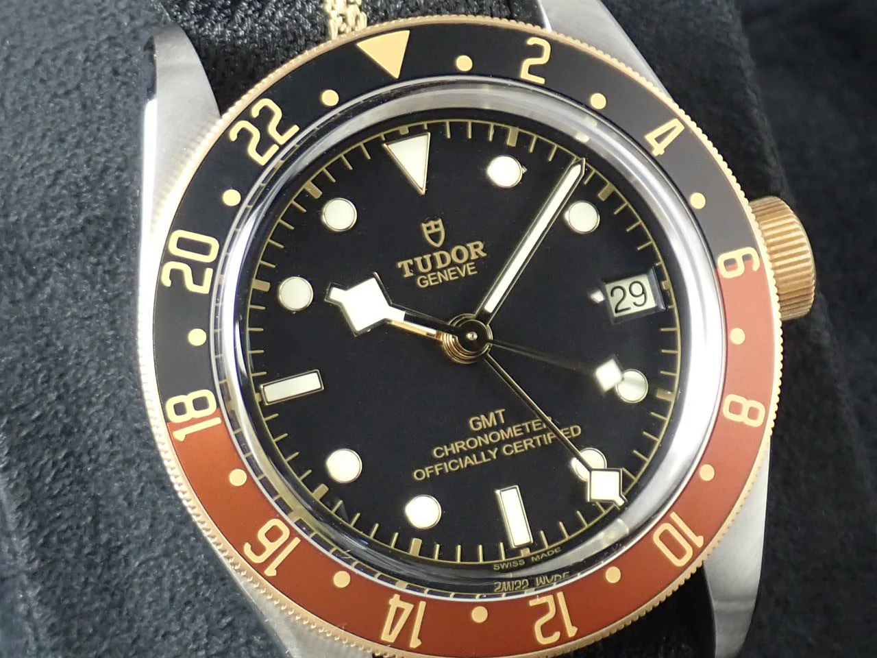 チューダー(チュードル) ヘリテージ ブラックベイ GMT S&G Ref.79833MN ブラック文字盤 未使用 8M633710 - Image 3