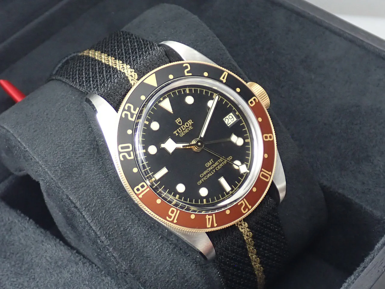 チューダー(チュードル) ヘリテージ ブラックベイ GMT S&G Ref.79833MN ブラック文字盤 未使用 8M633710 - Image 5