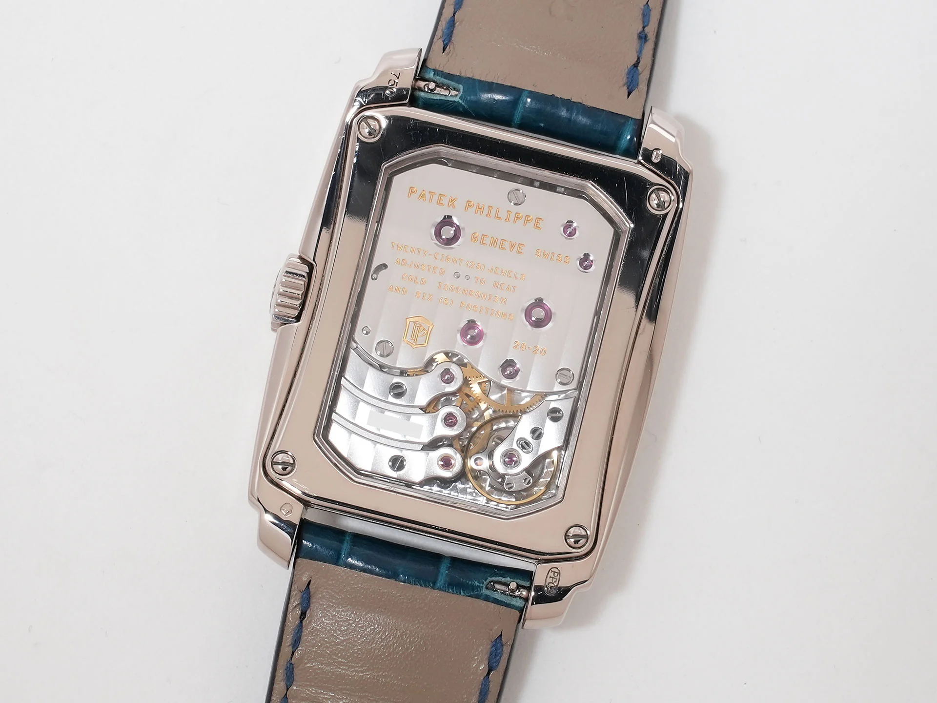 パテックフィリップ ゴンドーロ 8DAYS Ref.5200G-001 ホワイトゴールド ブルー文字盤 - Image 6