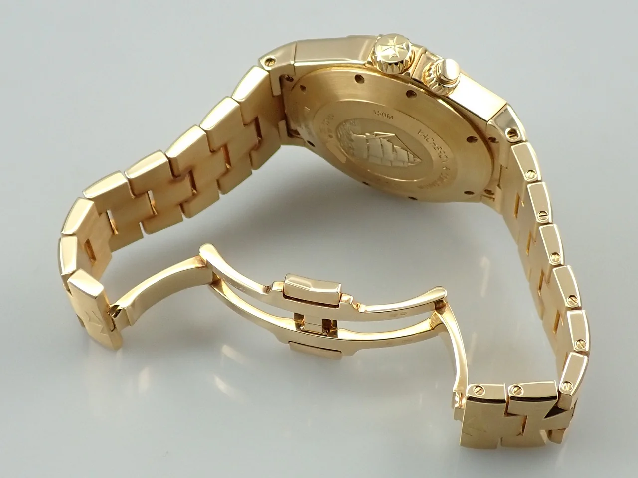 ヴァシュロンコンスタンタン オーヴァーシーズ デュアルタイム Ref.47450/B01J シルバー文字盤 美品 8RF5HK6X - Image 7