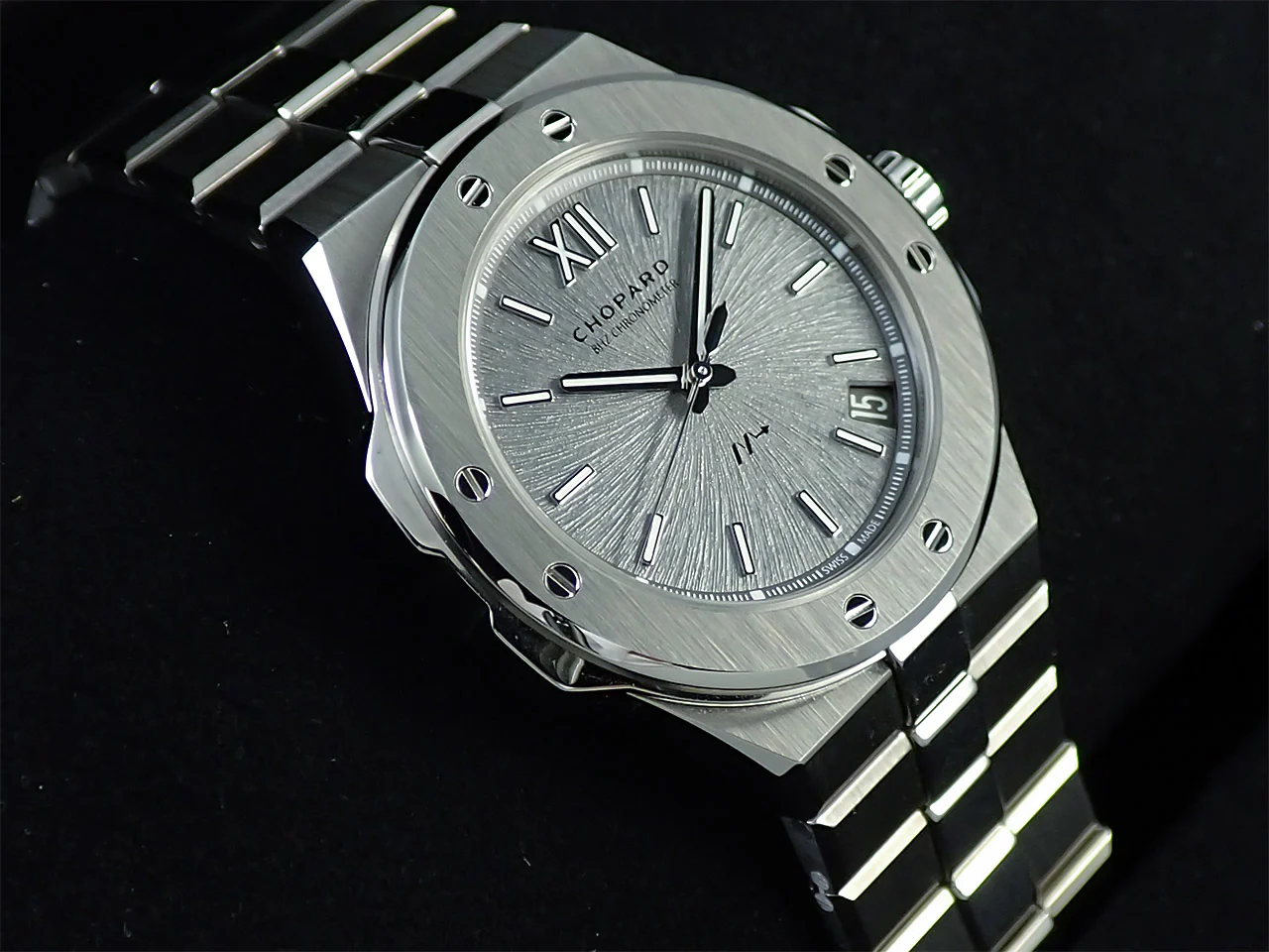 ショパール アルパインイーグル ケイデンス 8HF Ref.298600-3005 グレー文字盤 美品 8TPKXPJH - Image 5