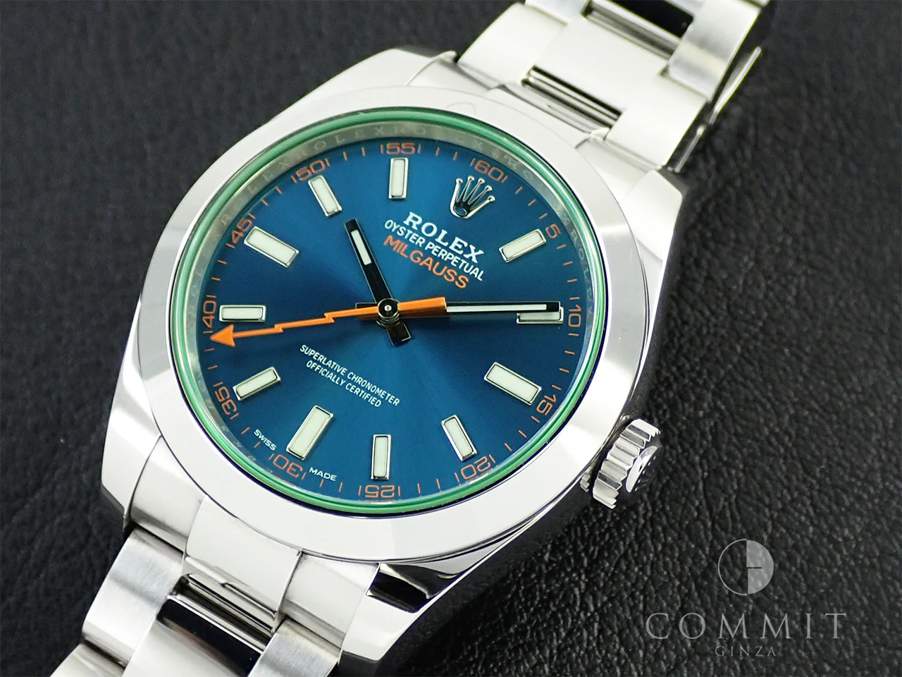 ロレックス ミルガウス Ref.116400GV ステンレススチール Zブルー文字盤 - Image 12