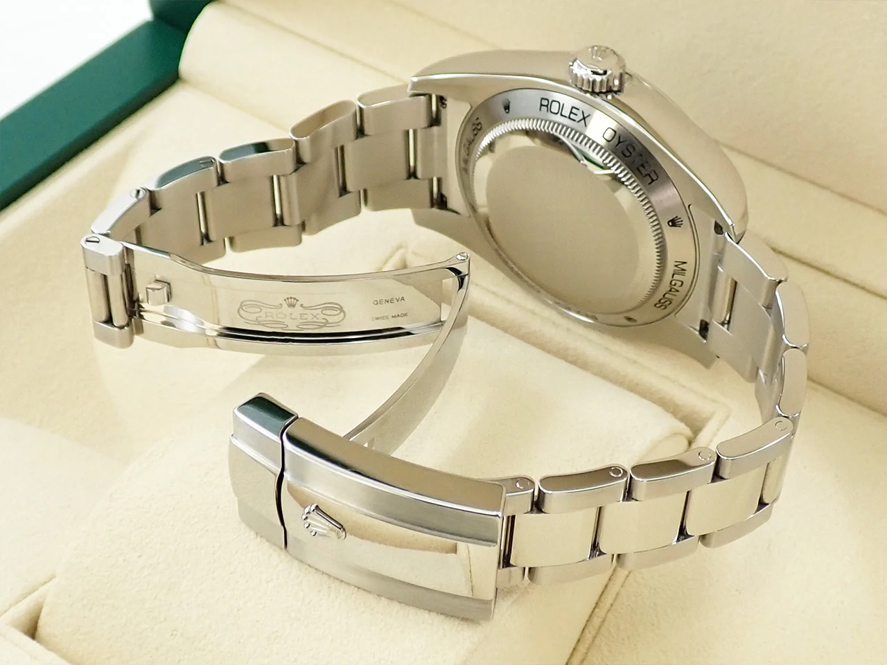 ロレックス ミルガウス Ref.116400GV ステンレススチール Zブルー文字盤 - Image 7