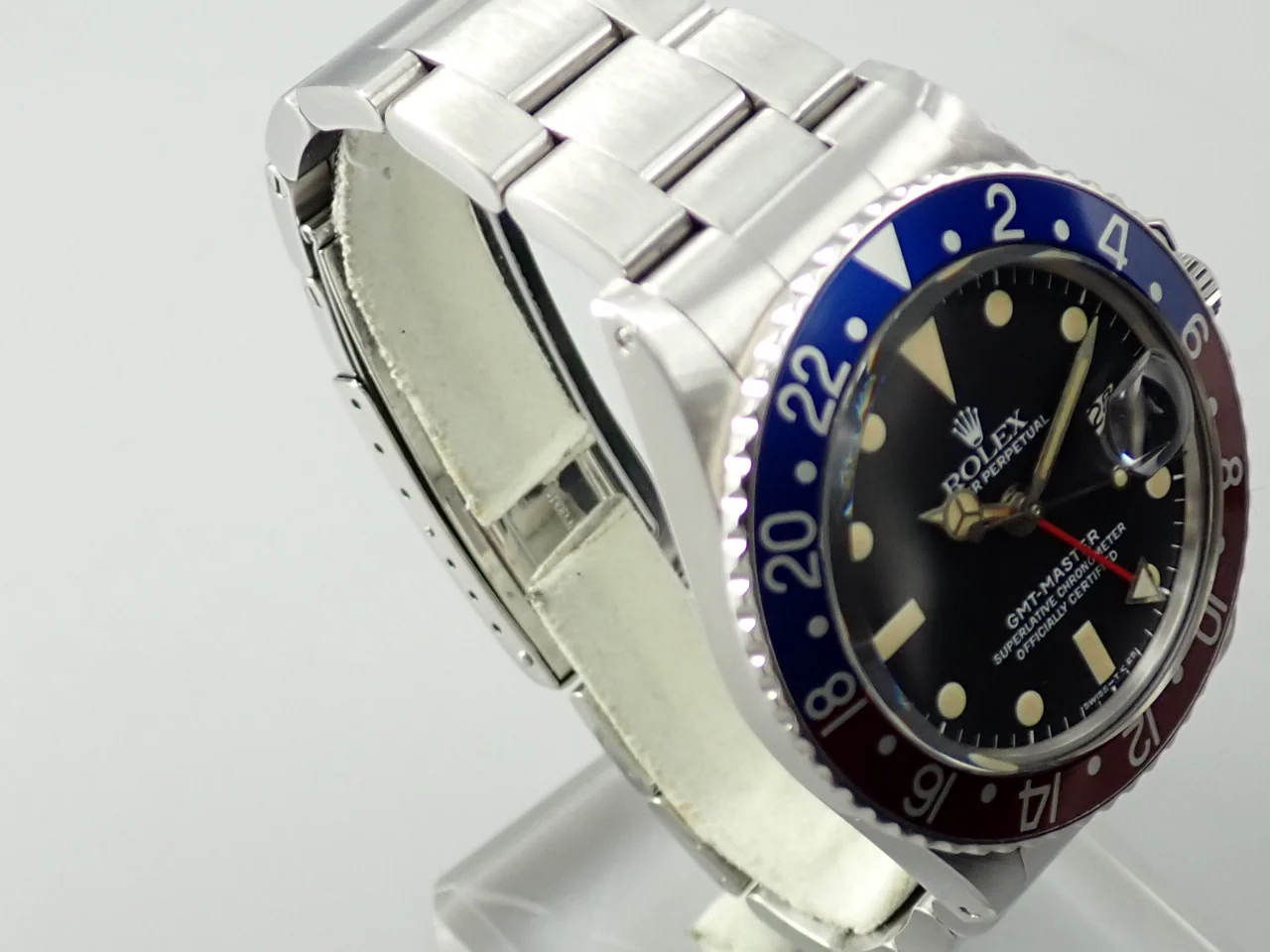 ロレックス GMTマスター Ref.1675 ステンレススチール ブラック文字盤 オイスターブレスレット - Image 5