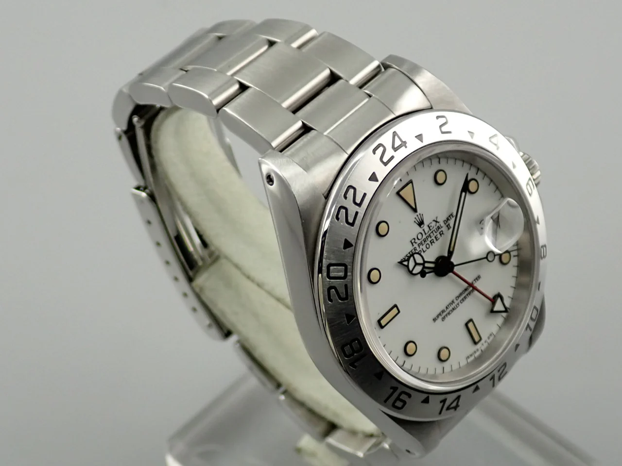 ロレックス エクスプローラーII Ref.16570 ステンレススチール ホワイト文字盤 - Image 5