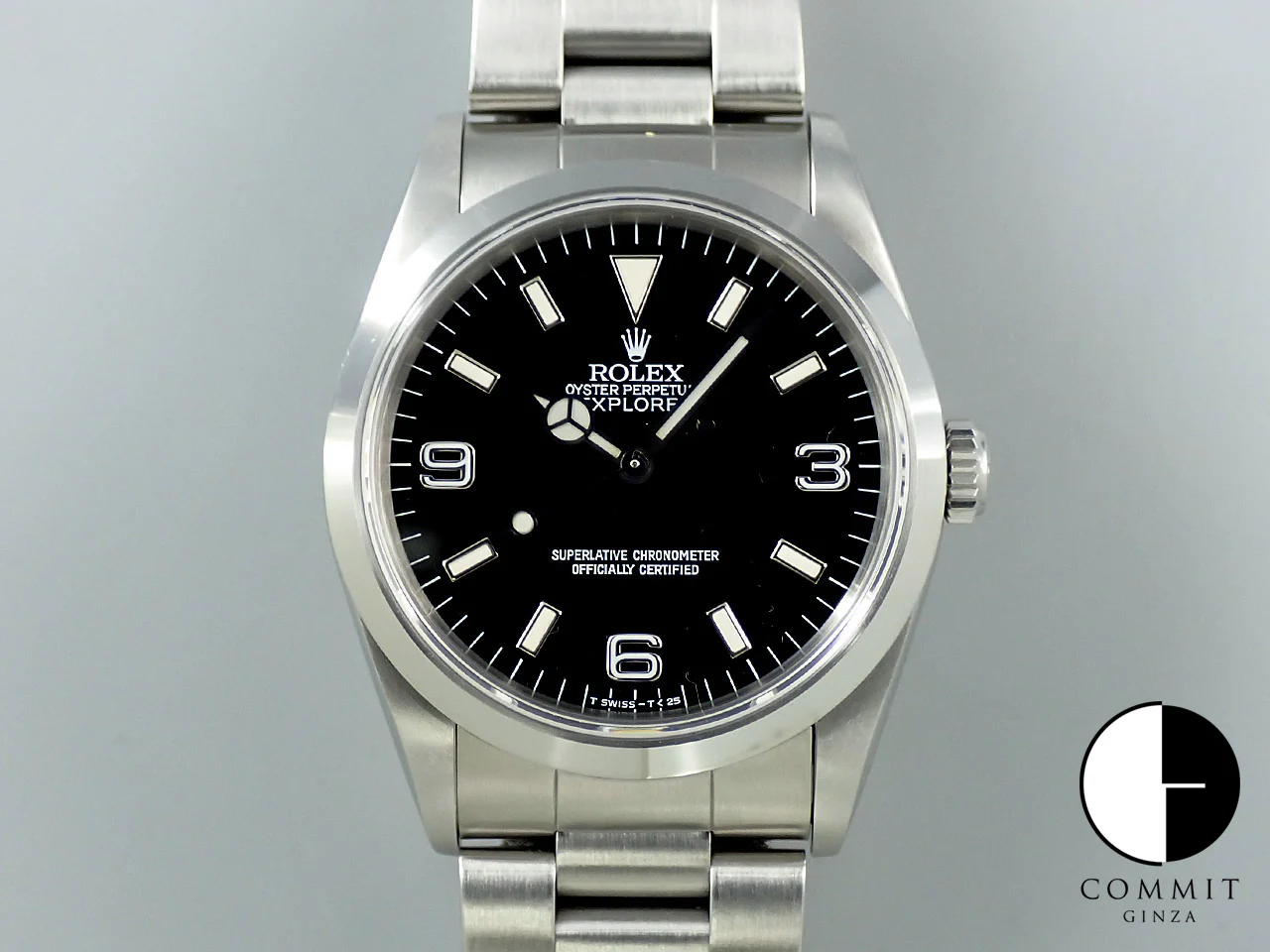 ロレックス エクスプローラーI Ref.14270 ステンレススチール ブラック文字盤