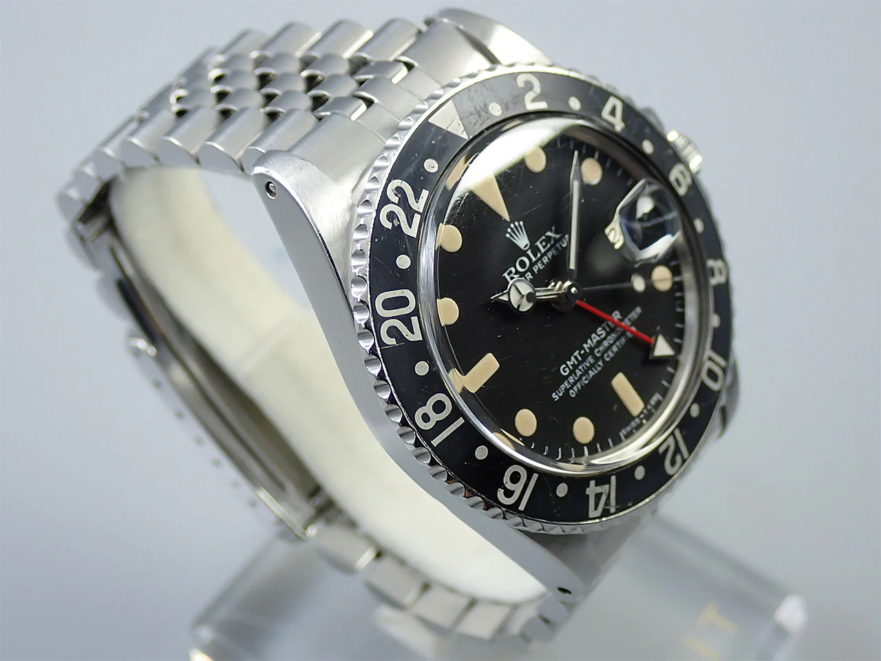 ロレックス GMTマスター Ref.1675 ステンレススチール ブラック文字盤 ジュビリーブレスレット 中古 90USKJJY - Image 4