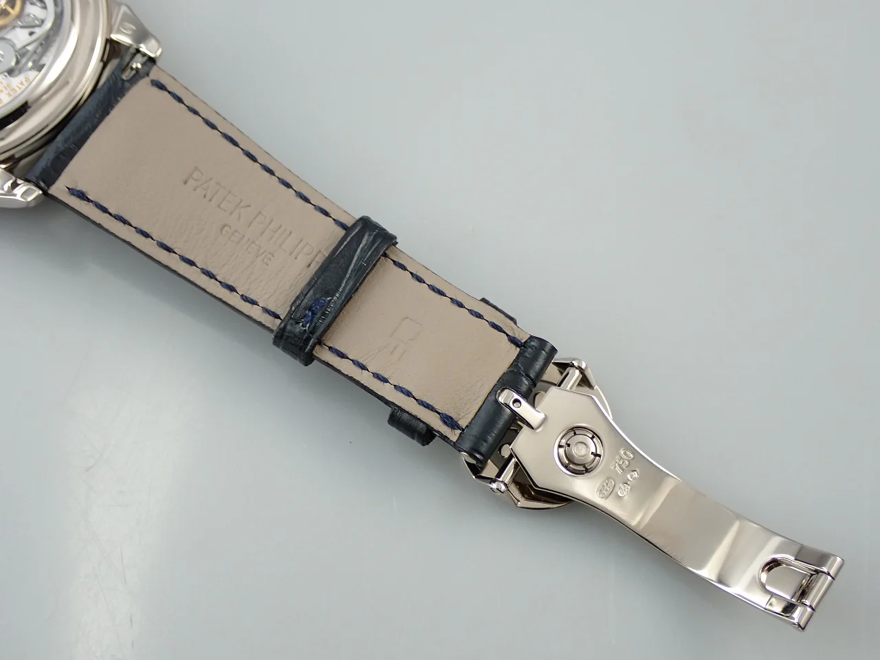 パテックフィリップ パーペチュアルカレンダー クロノグラフ Ref.5270G-014 ホワイトゴールド ブルー文字盤 - Image 9
