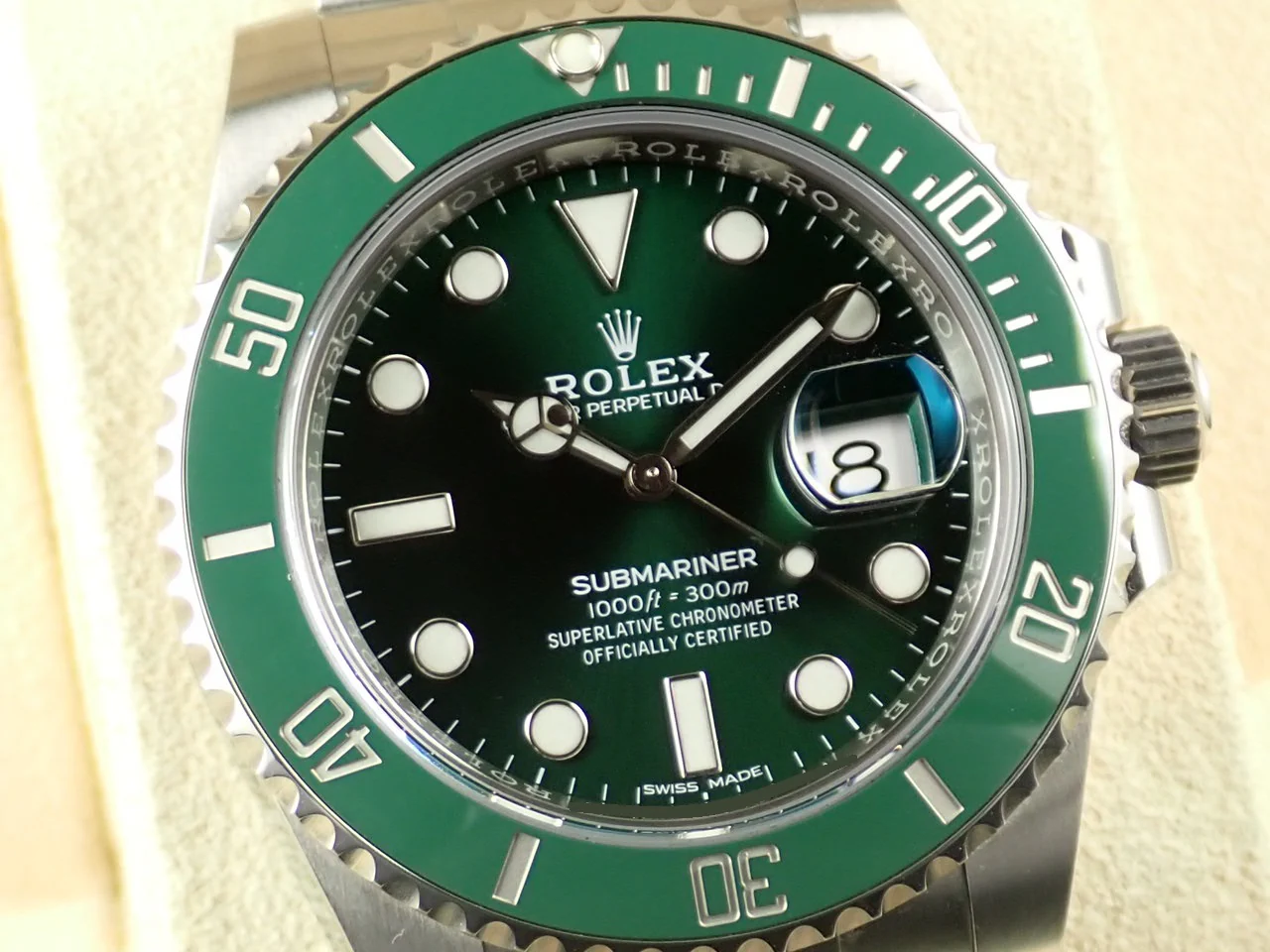 ロレックス サブマリーナー デイト Ref.116610LV ステンレススチール グリーン文字盤 - Image 3