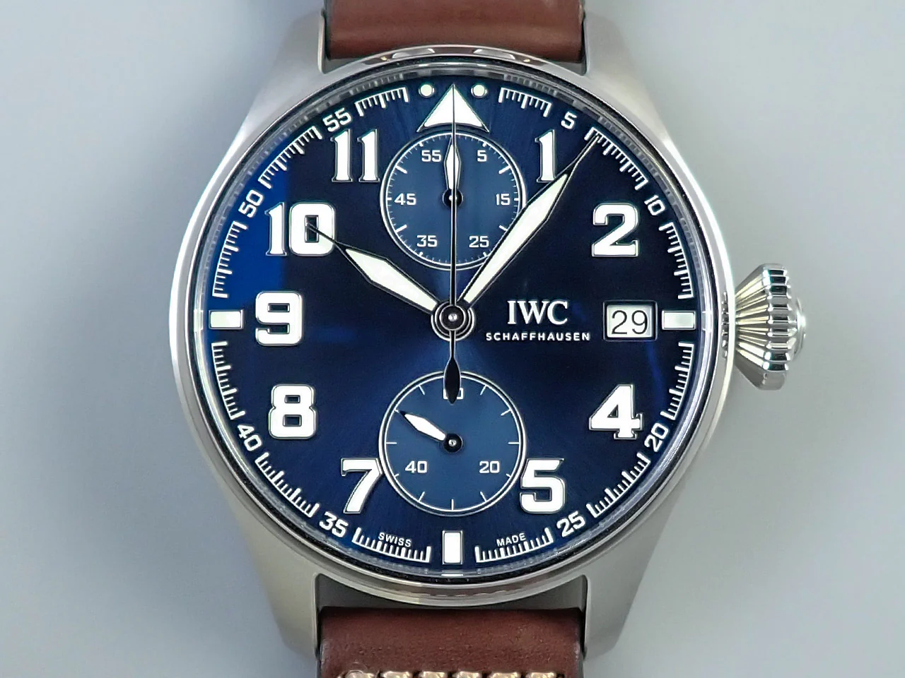 IWC ビッグパイロットウォッチ モノプッシャー プティ・プランス Ref.IW515202 ブルー文字盤 未使用 973WJCPR - Image 2