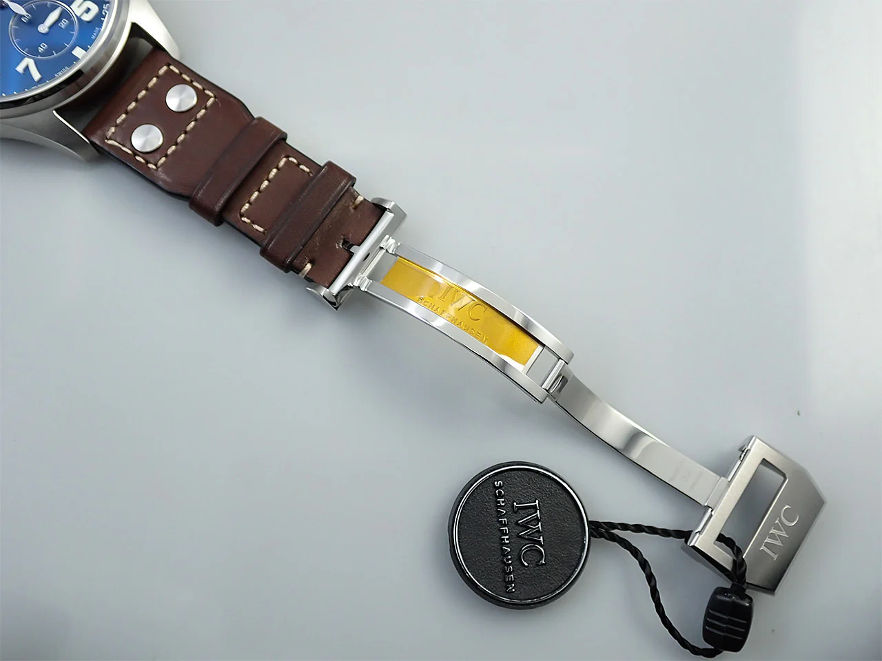 IWC ビッグパイロットウォッチ モノプッシャー プティ・プランス Ref.IW515202 ブルー文字盤 未使用 973WJCPR - Image 8