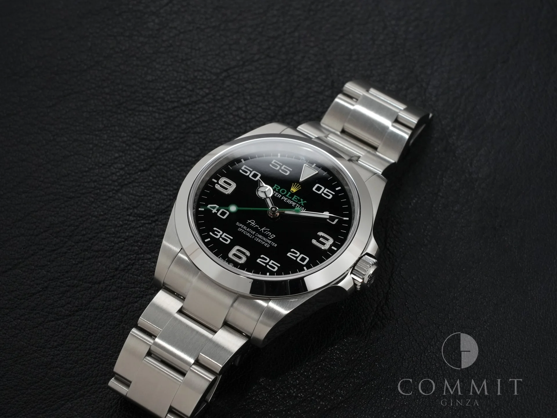 ロレックス エアキング Ref.126900 ステンレススチール ブラック文字盤 - Image 11