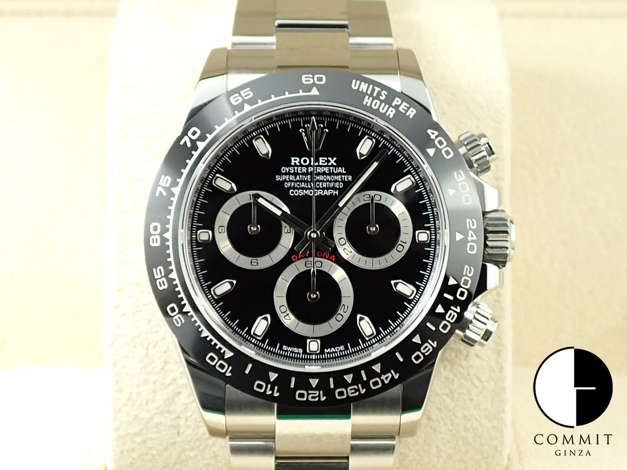 ロレックス デイトナ Ref.116500LN ステンレススチール ブラック文字盤