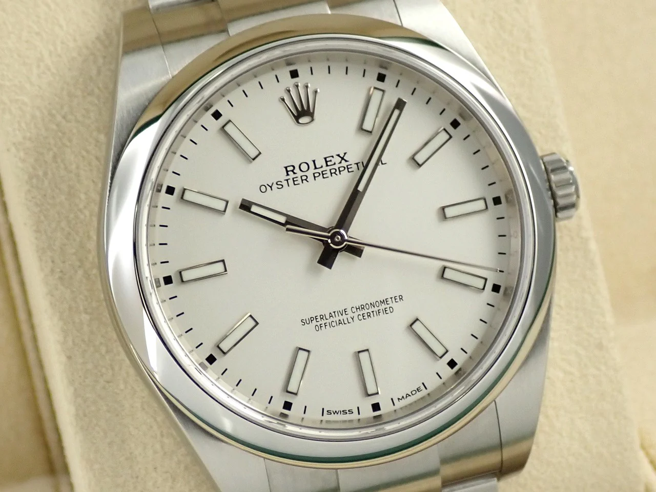 ロレックス オイスターパーペチュアル39 Ref.114300 ステンレススチール ホワイト文字盤 - Image 3
