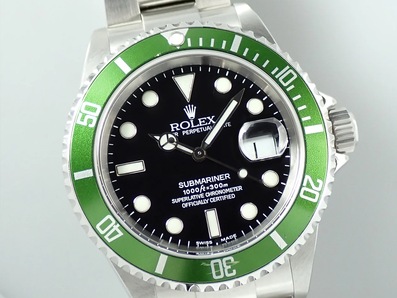ロレックス サブマリーナー デイト Ref.16610LV ステンレススチール ブラック文字盤 美中古 98C86100 - Image 3