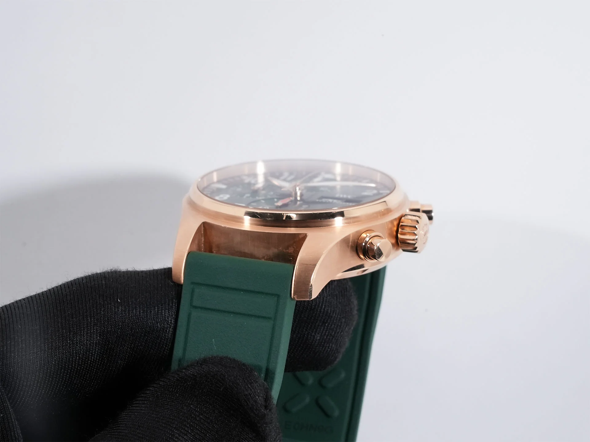 IWC パイロットウォッチ クロノグラフ 41 Ref.IW388110 18KREG グリーン文字盤 中古 99g3hget - Image 6