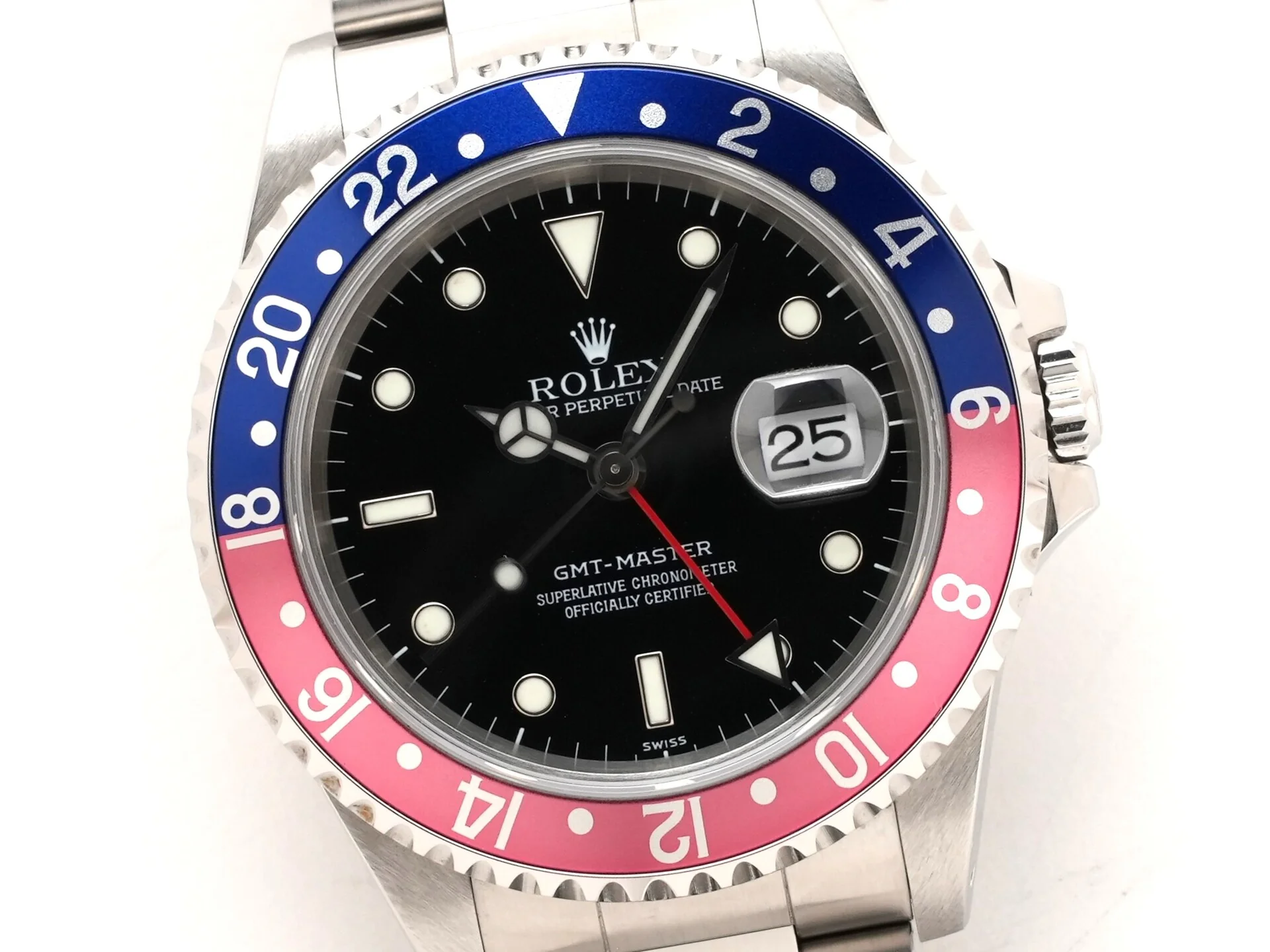 ロレックス GMTマスター Ref.16700 ステンレススチール ブラック文字盤 オイスターブレスレット - Image 3