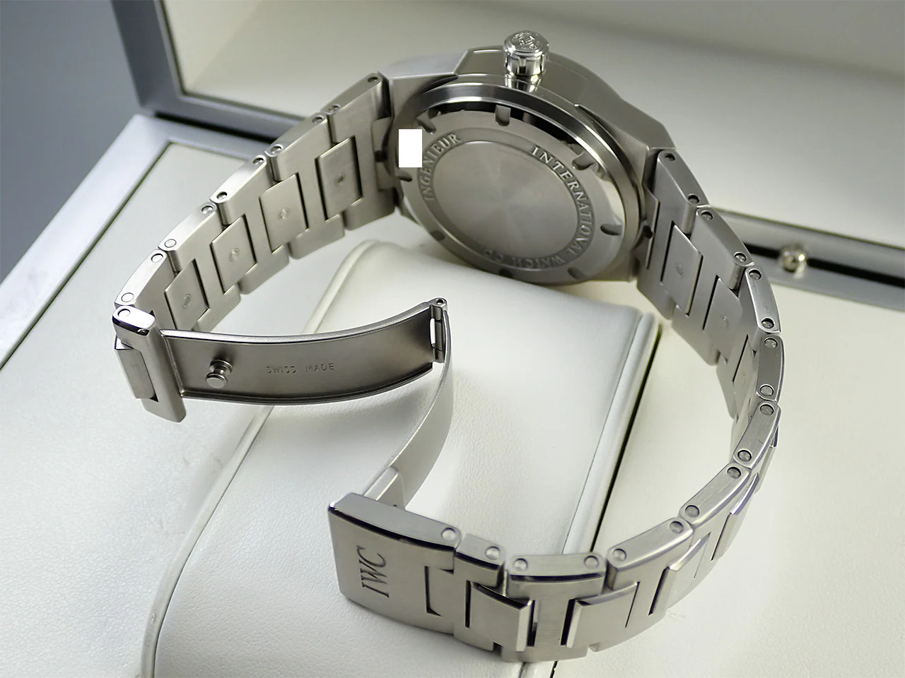 IWC インヂュニア オートマティック Ref.IW322701 ブラック文字盤 美品 9C8WX702 - Image 8