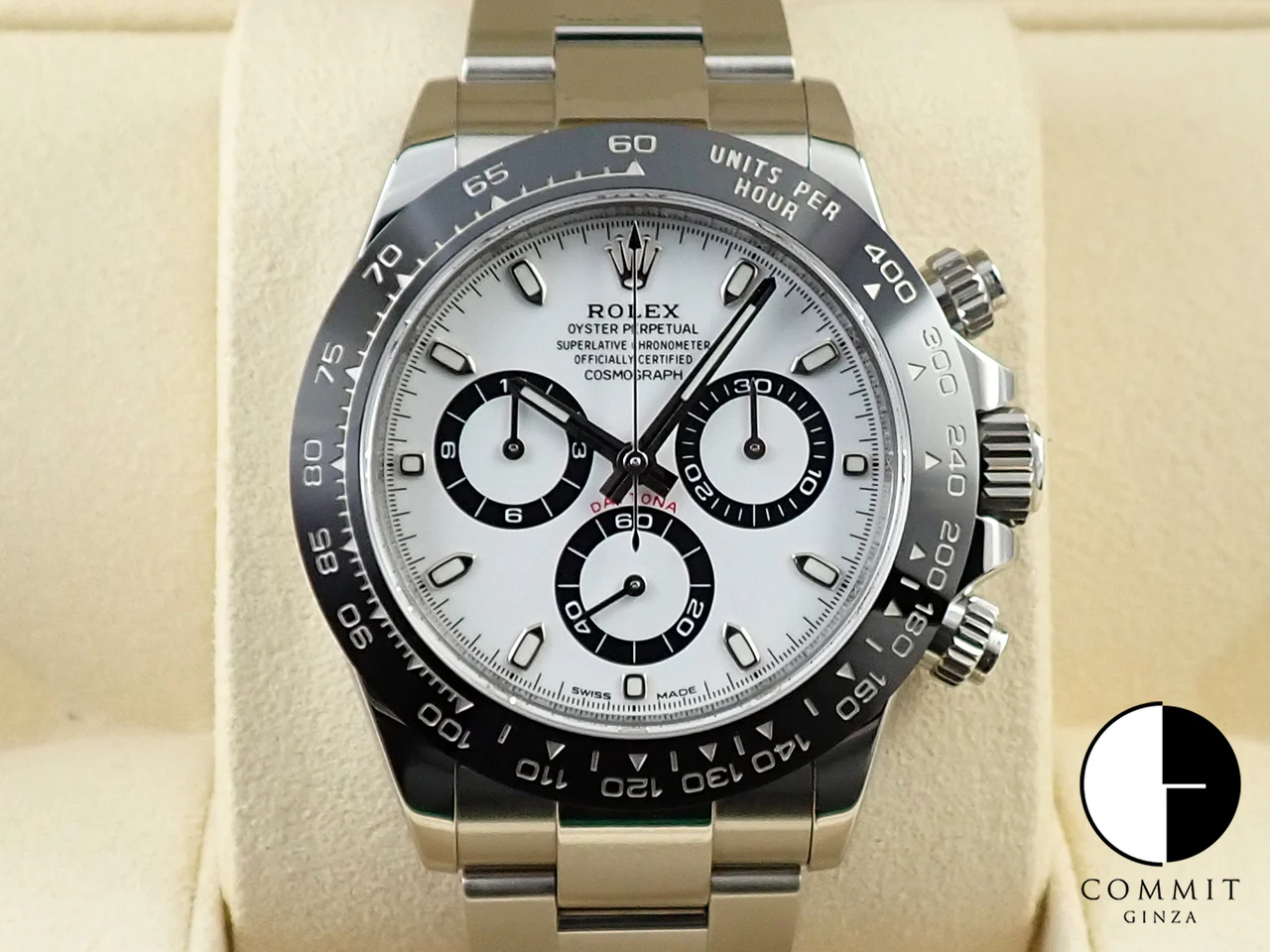ロレックス デイトナ Ref.116500LN ステンレススチール ホワイト文字盤