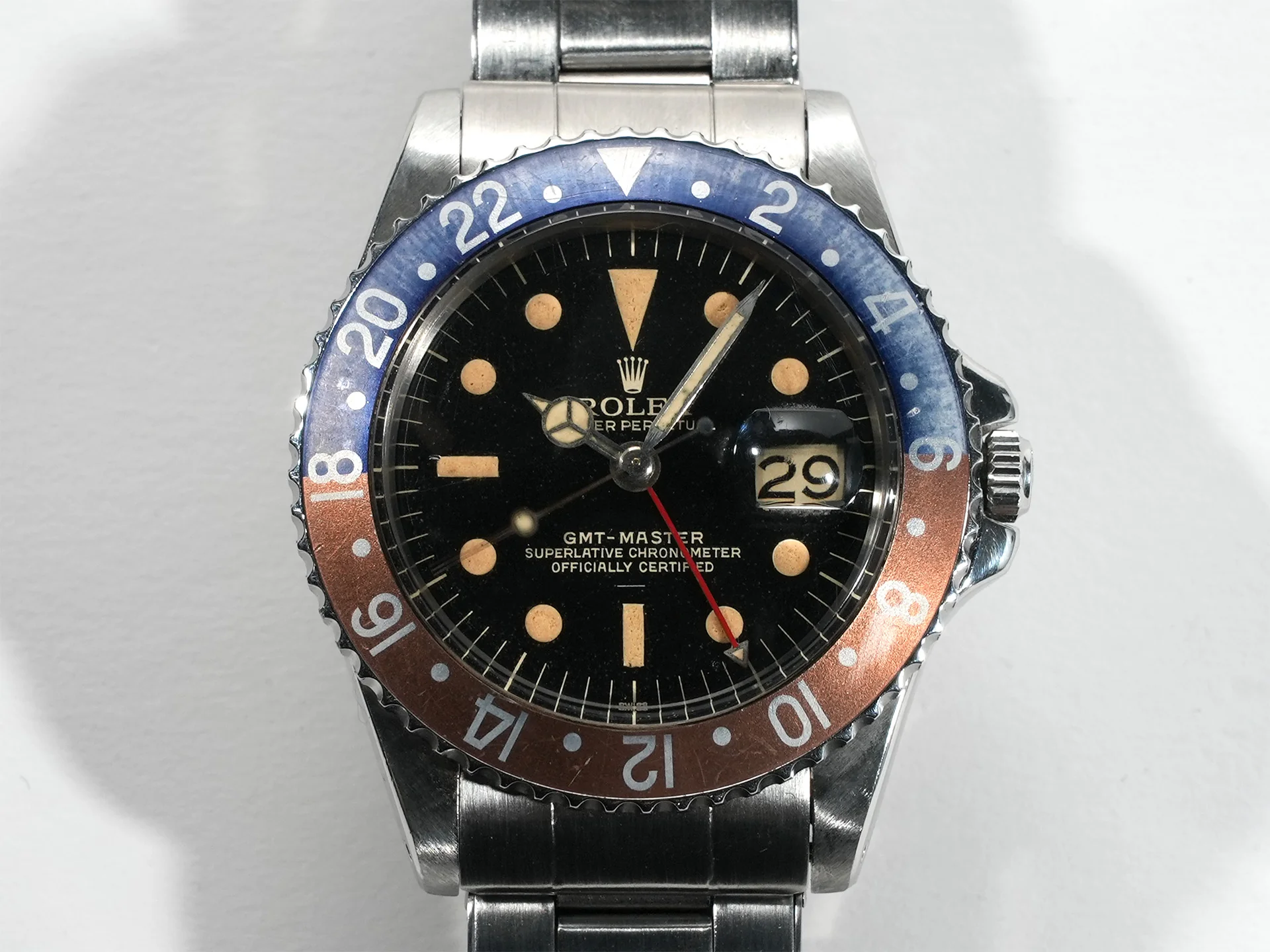 ロレックス GMTマスター Ref.1675M ステンレススチール ブラック文字盤 オイスターブレスレット - Image 2