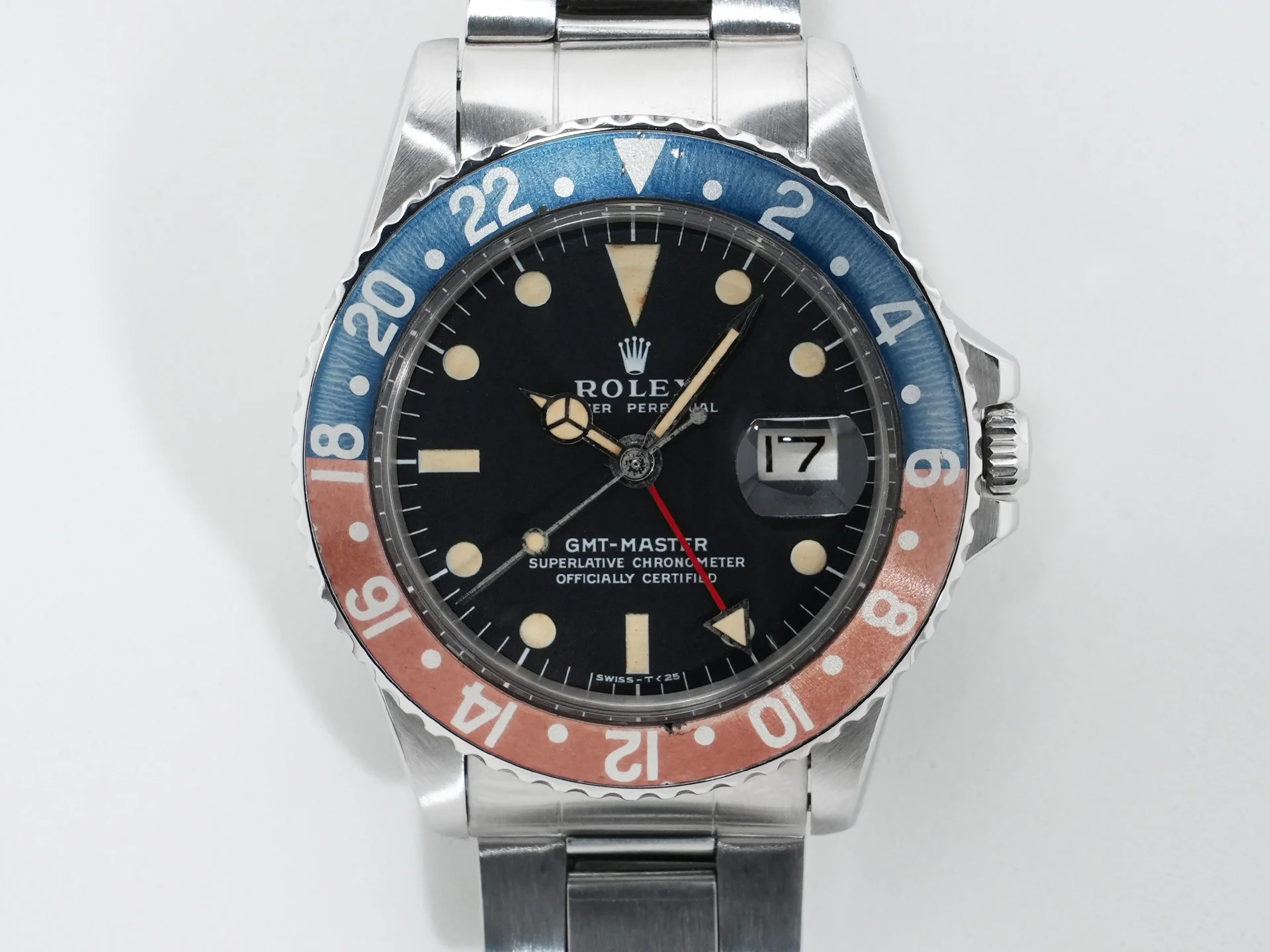 ロレックス GMTマスター Ref.1675 ステンレススチール ブラック文字盤 オイスターブレスレット 中古 9n5nigrm - Image 2