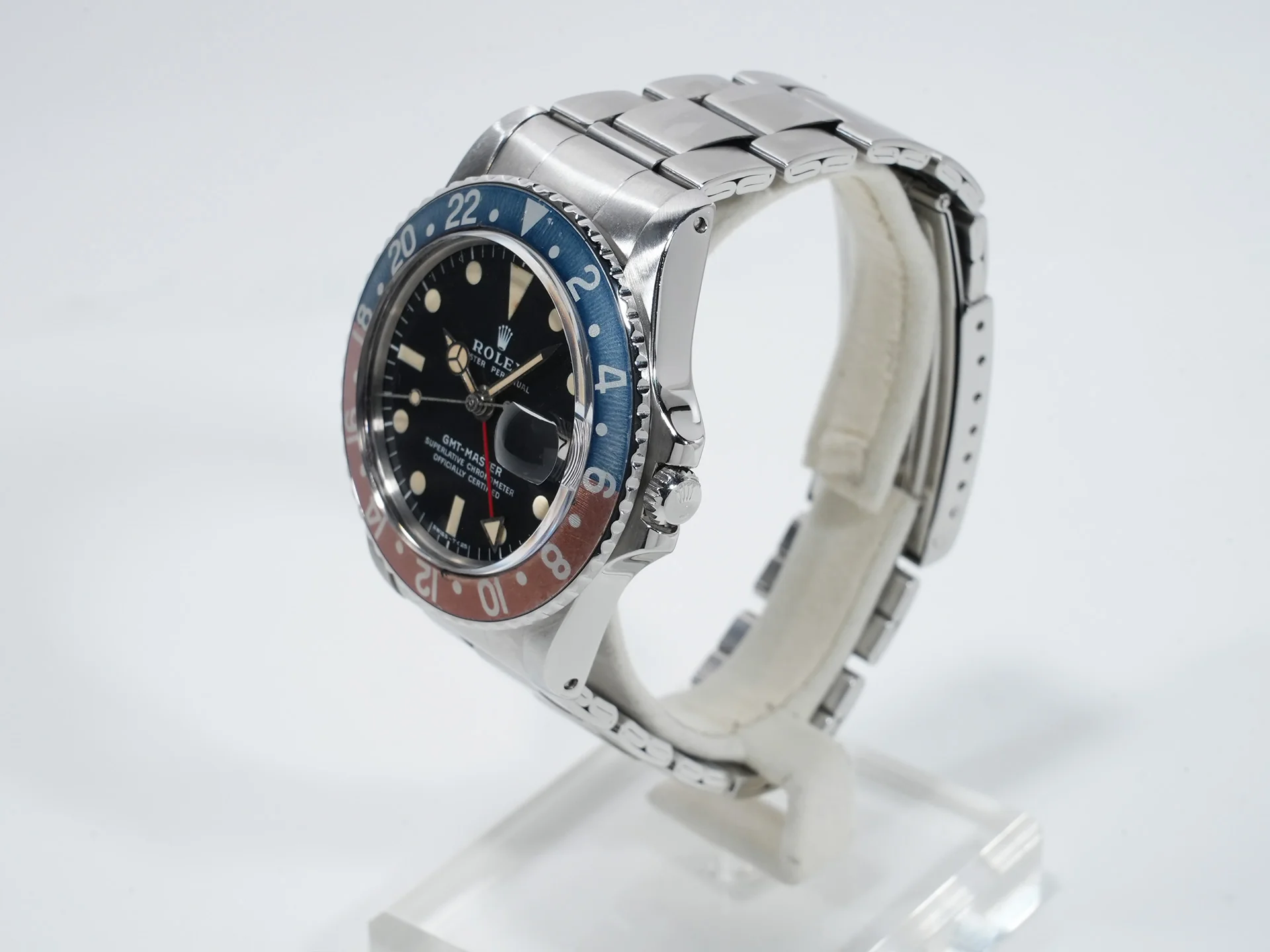 ロレックス GMTマスター Ref.1675 ステンレススチール ブラック文字盤 オイスターブレスレット 中古 9n5nigrm - Image 4