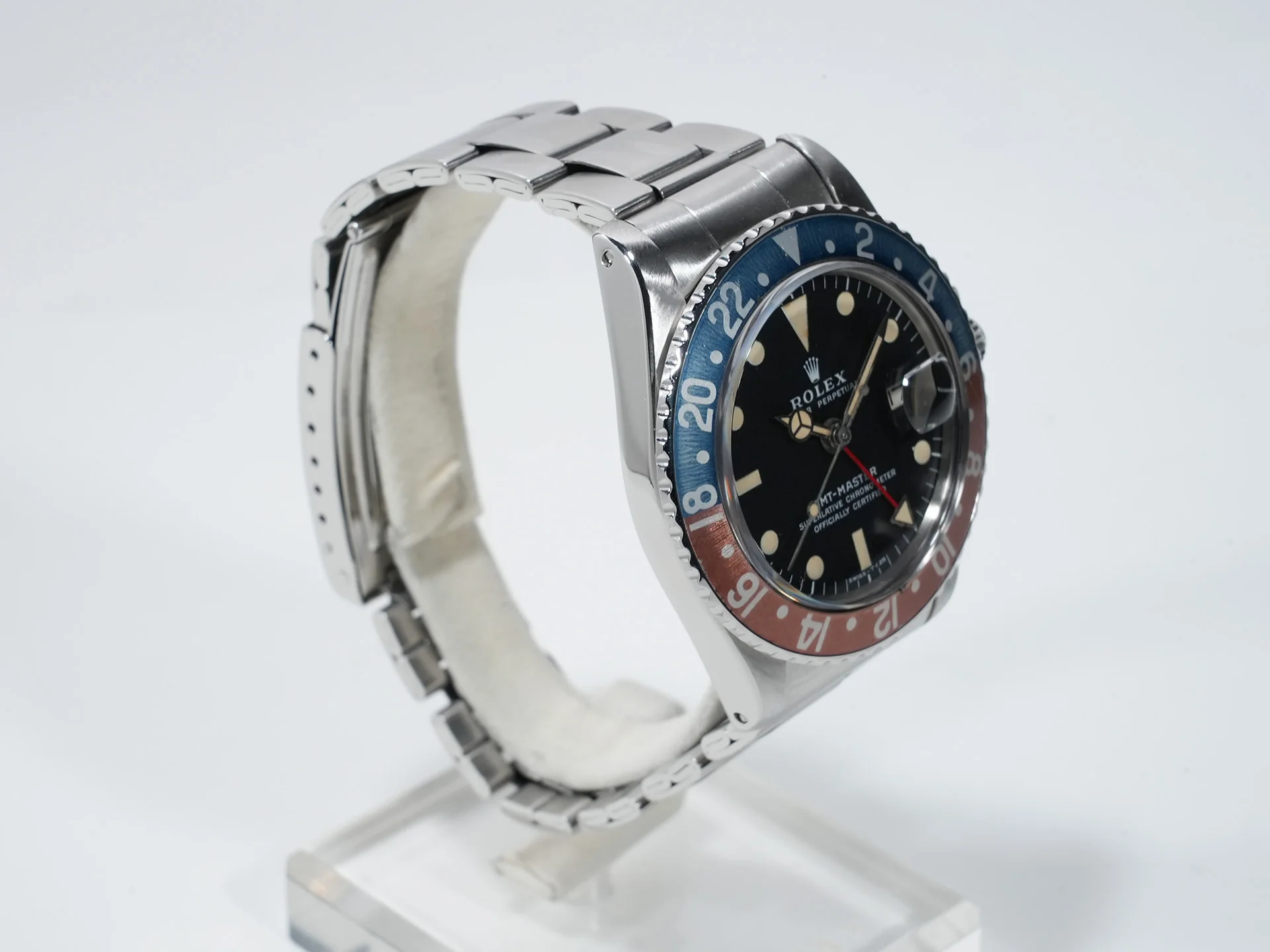 ロレックス GMTマスター Ref.1675 ステンレススチール ブラック文字盤 オイスターブレスレット 中古 9n5nigrm - Image 5