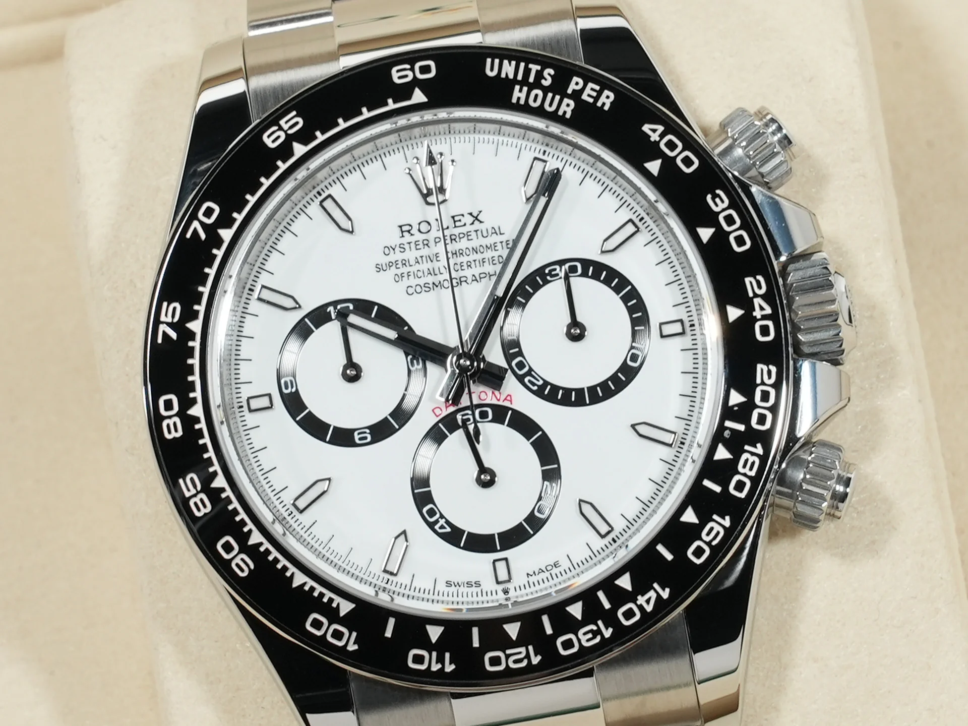 ロレックス デイトナ Ref.126500LN ステンレススチール ホワイト文字盤 - Image 3